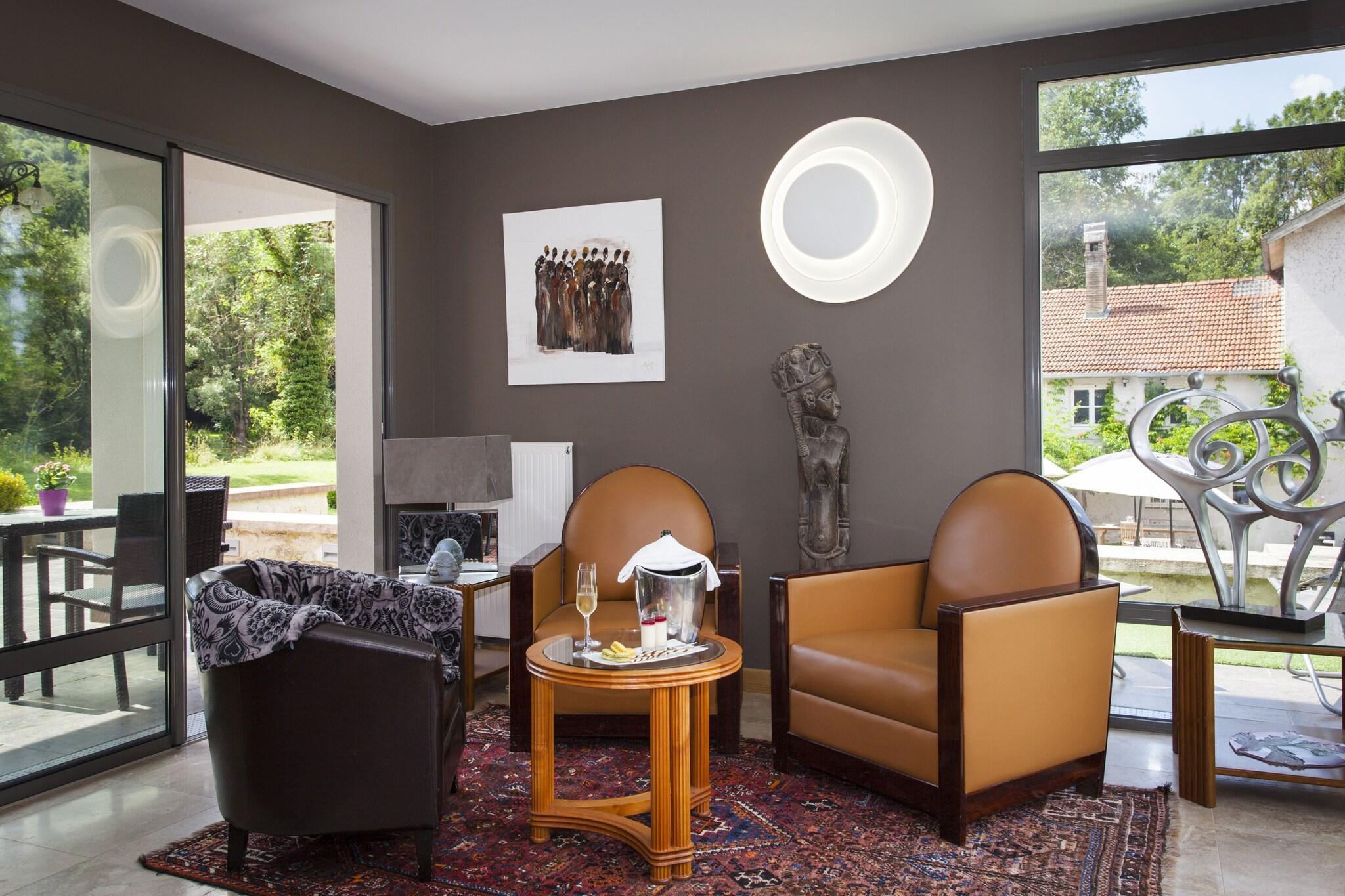 Vista Lobby Logis Hotel la Source Bleue