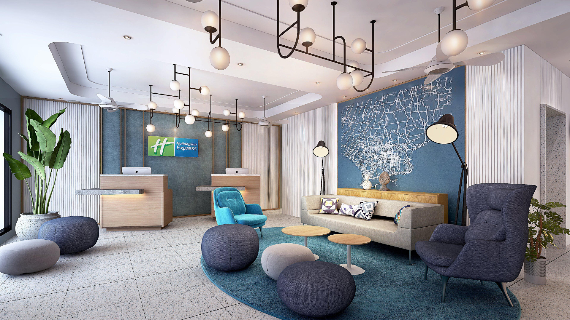 Vista Lobby Holiday Inn Express Bali Sunset Road by IHG