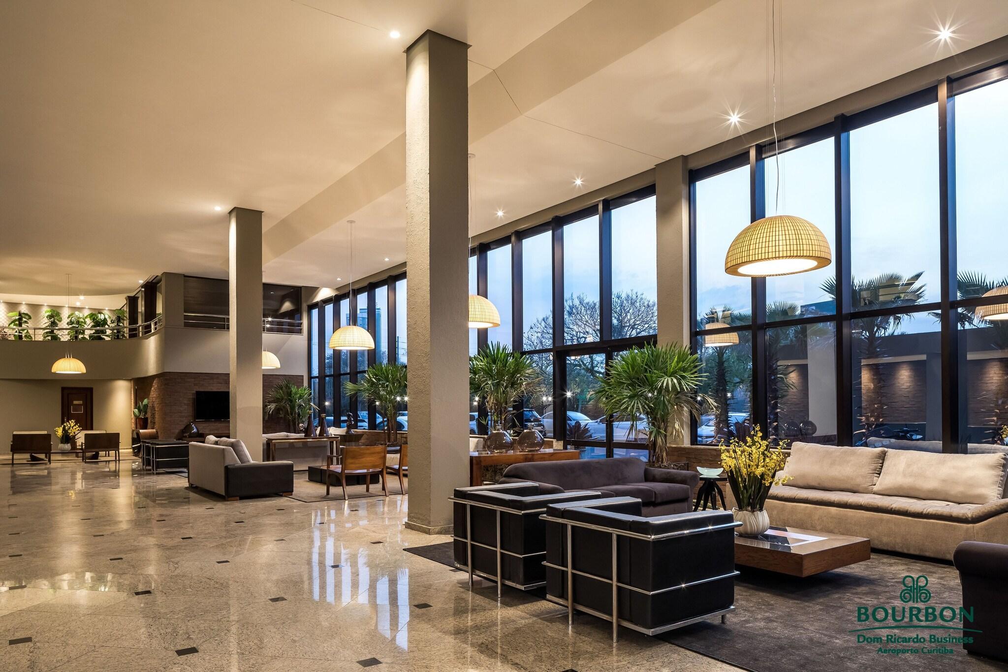 Vista Lobby Bourbon Dom Ricardo Aeroporto Curitiba Business Hotel