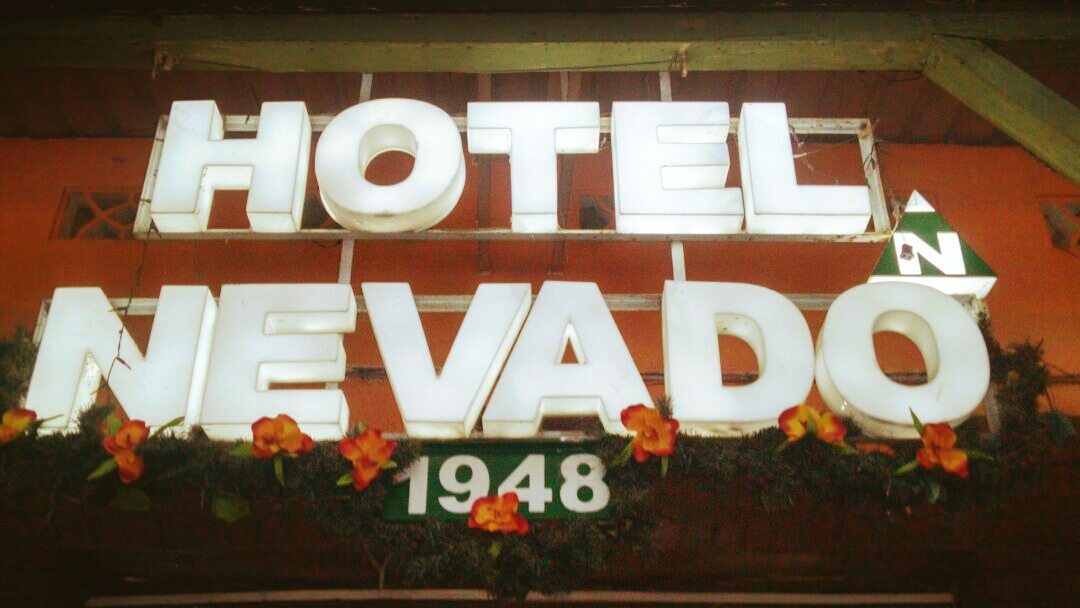 Vista da fachada Hotel Nevado 1948