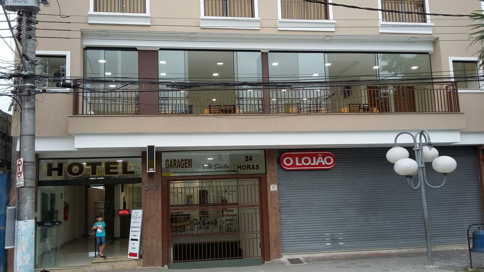 Vista Exterior Hotel Vila Santa