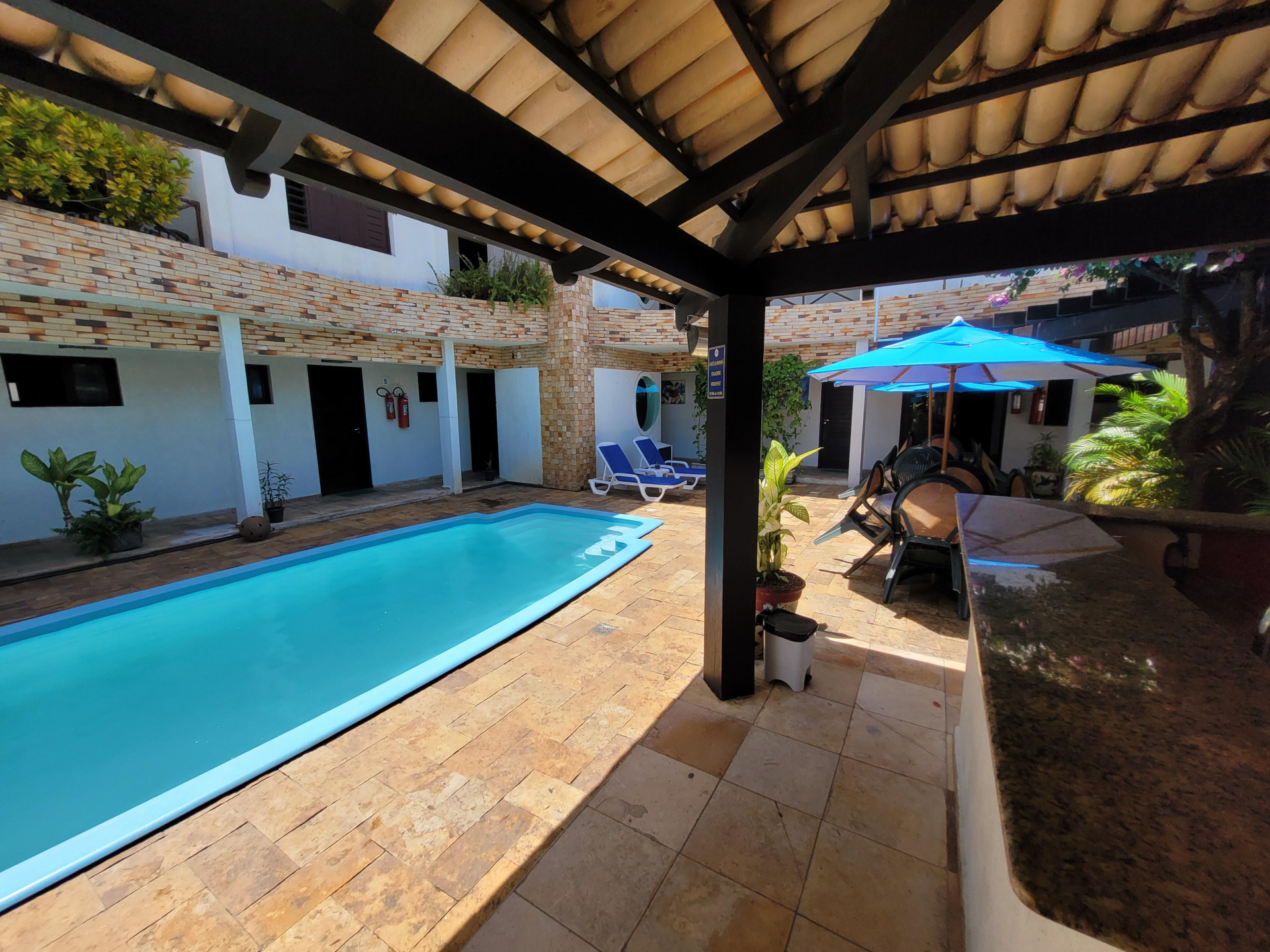 Vista Lobby Pousada Beija Flor