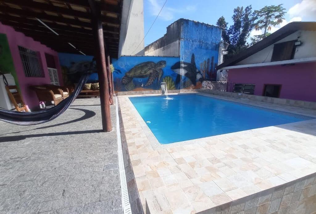 Vista Piscina Pousada do Tibet