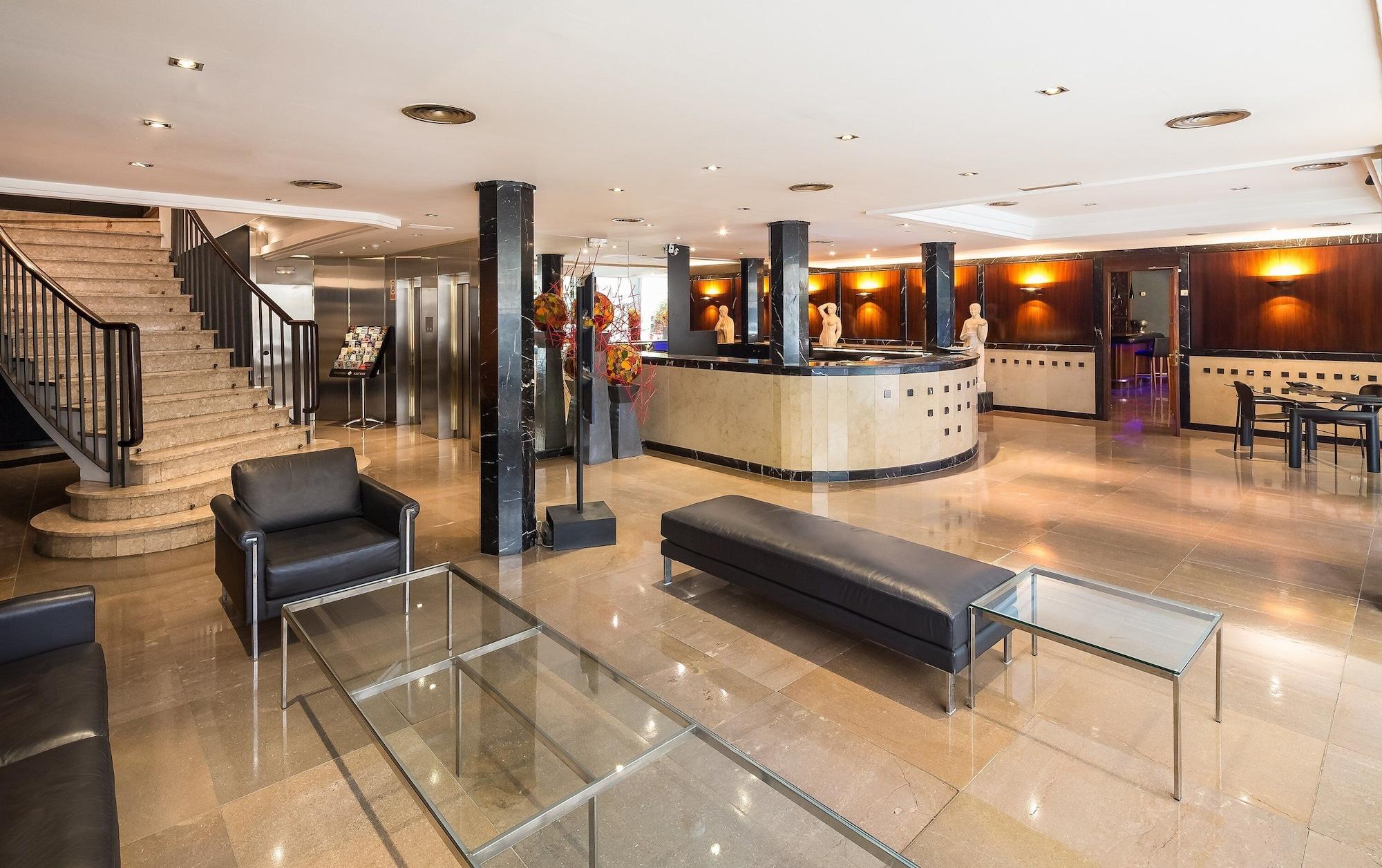 Vista Lobby Hotel Derby Barcelona