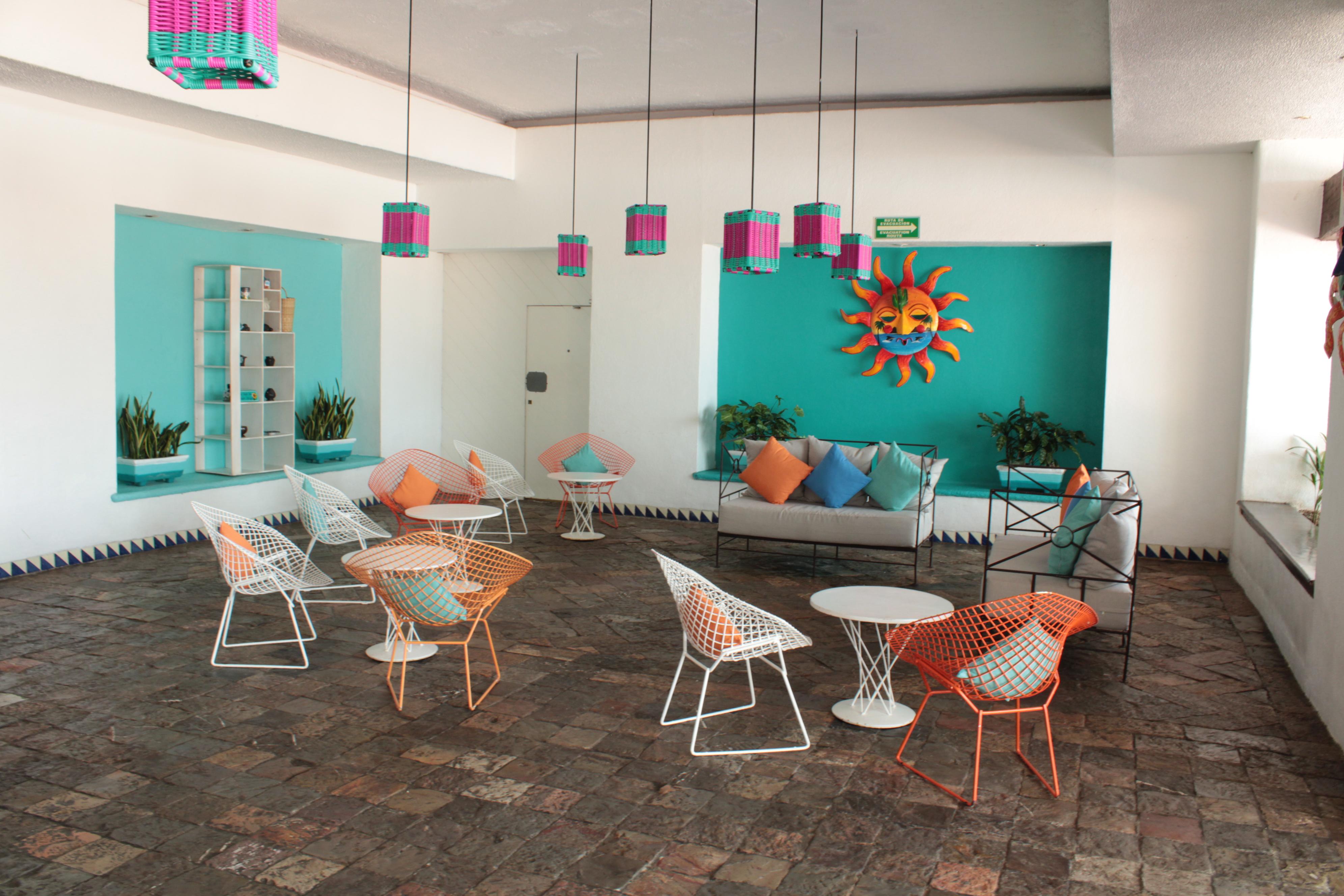 Vista do lobby Fontan Ixtapa Beach Resort