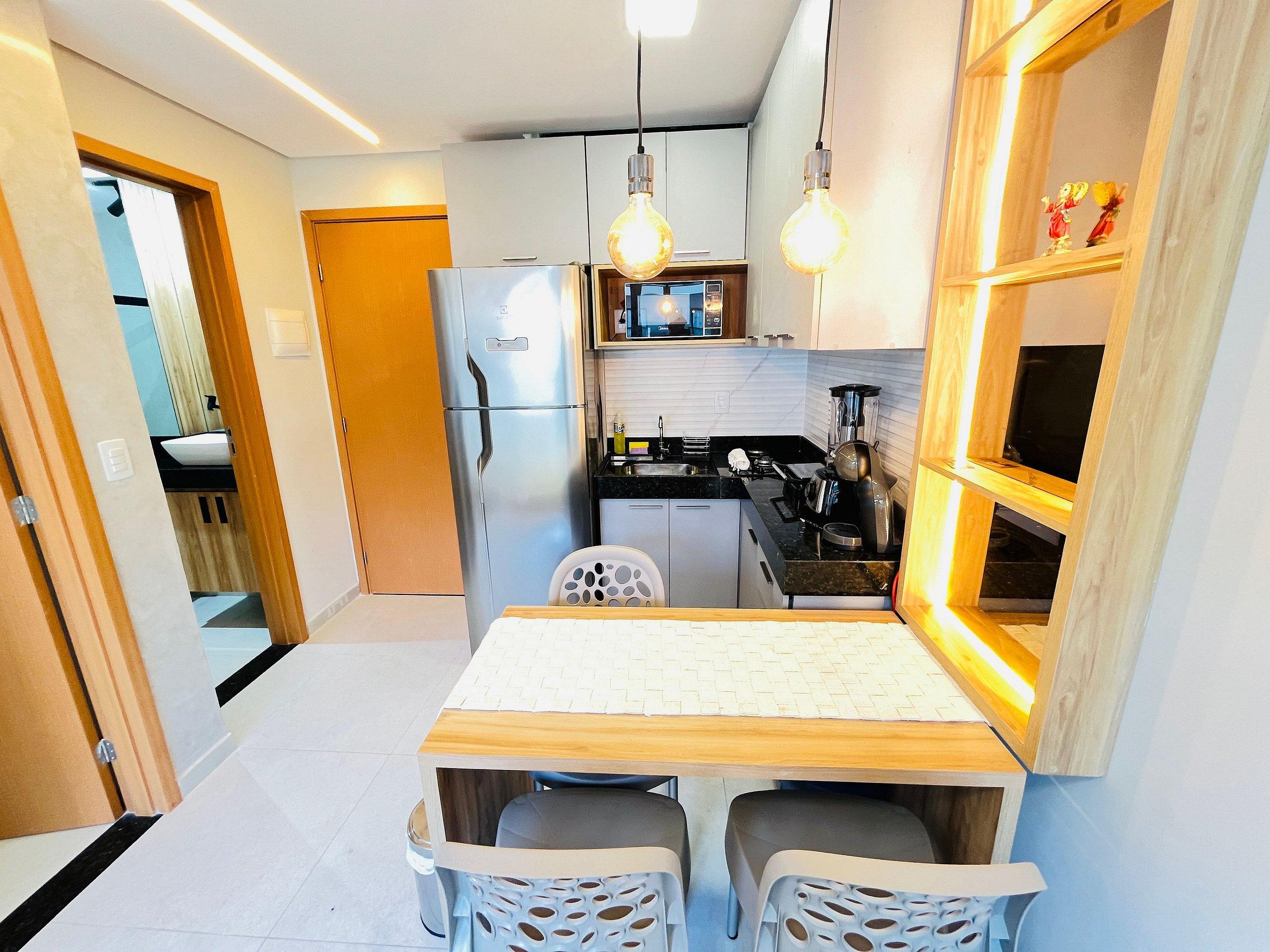 Área de desayuno Flat Centro de Porto de Galinhas - BELA VISTA A206 - By Anfitrião Legal