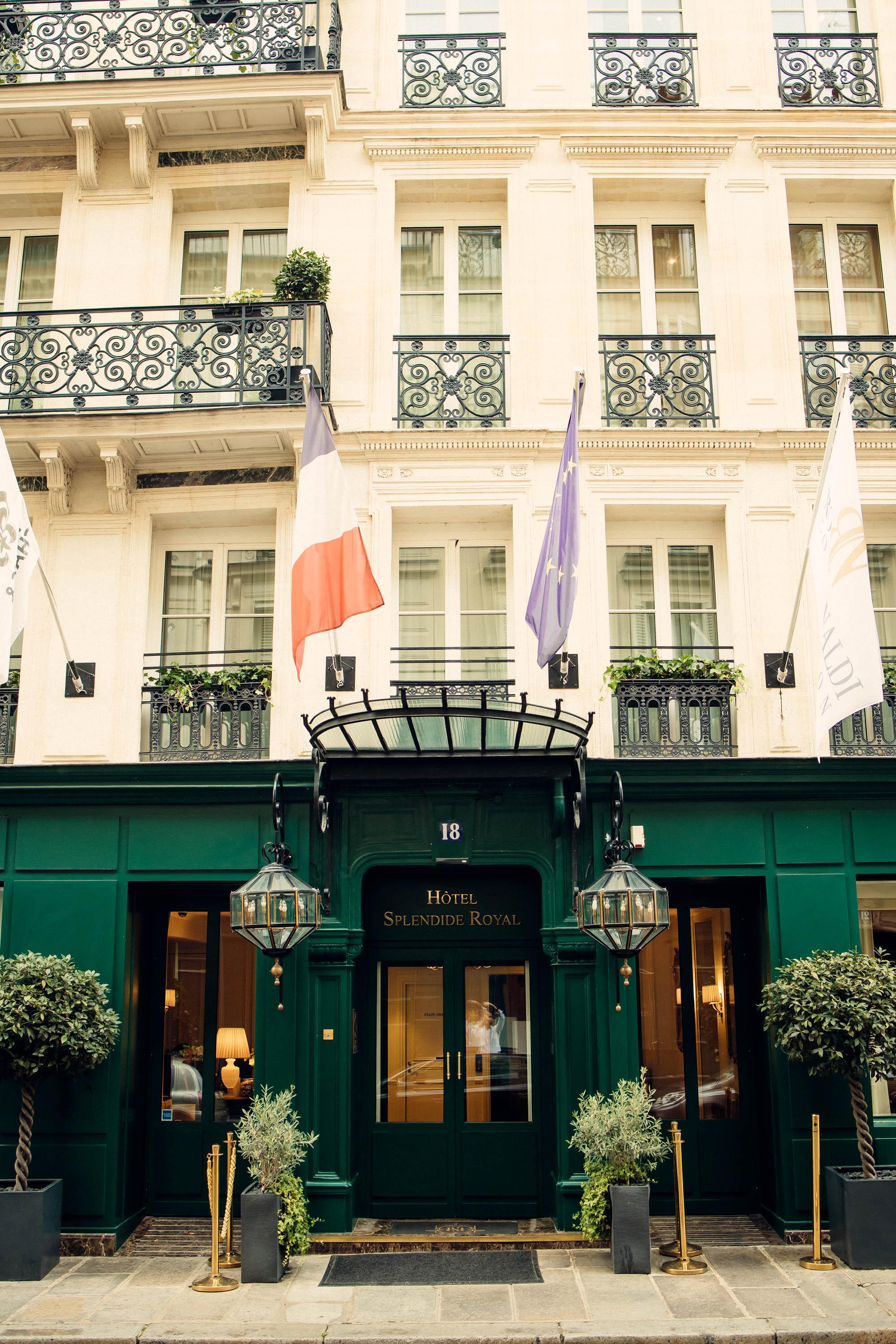 Vista Exterior Hotel Splendide Royal Paris