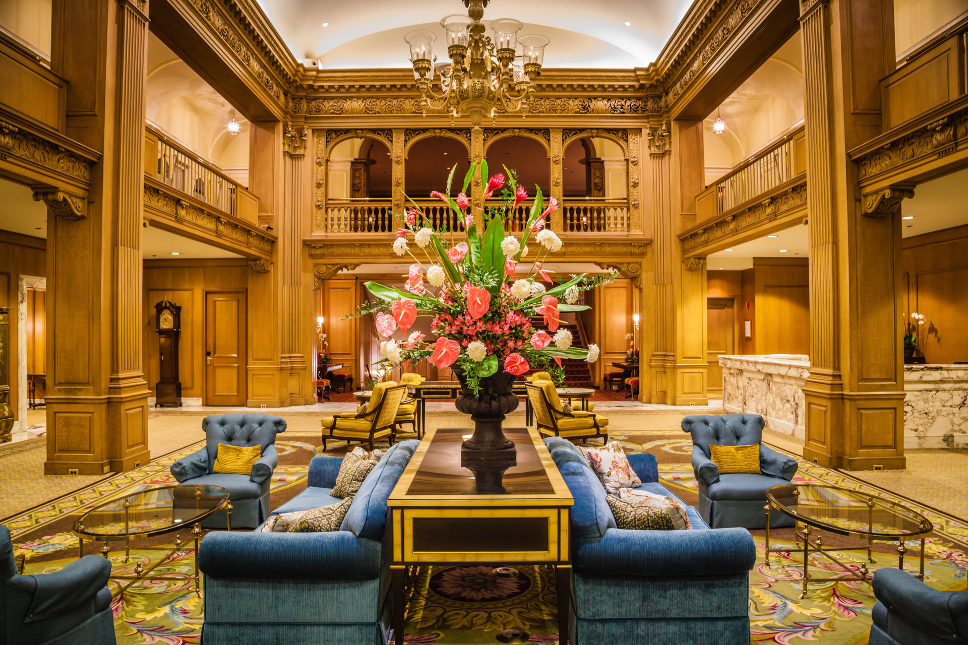 Vista Lobby Fairmont Olympic Hotel