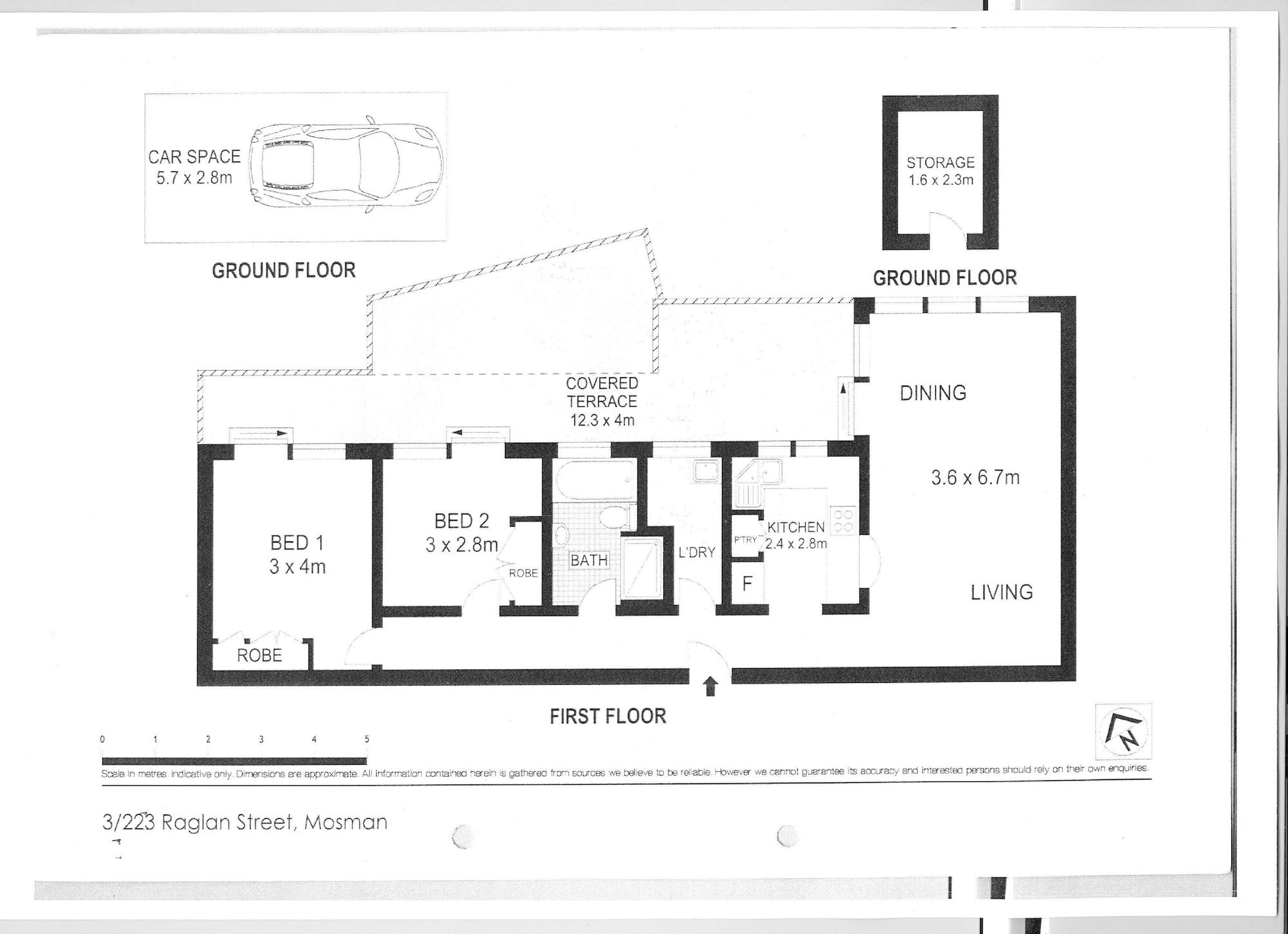 Baño Balmoral - RAG03 Raglan Street - Spacious 2BR Apartment with Large Balcony Just 200m from Balmoral Beach