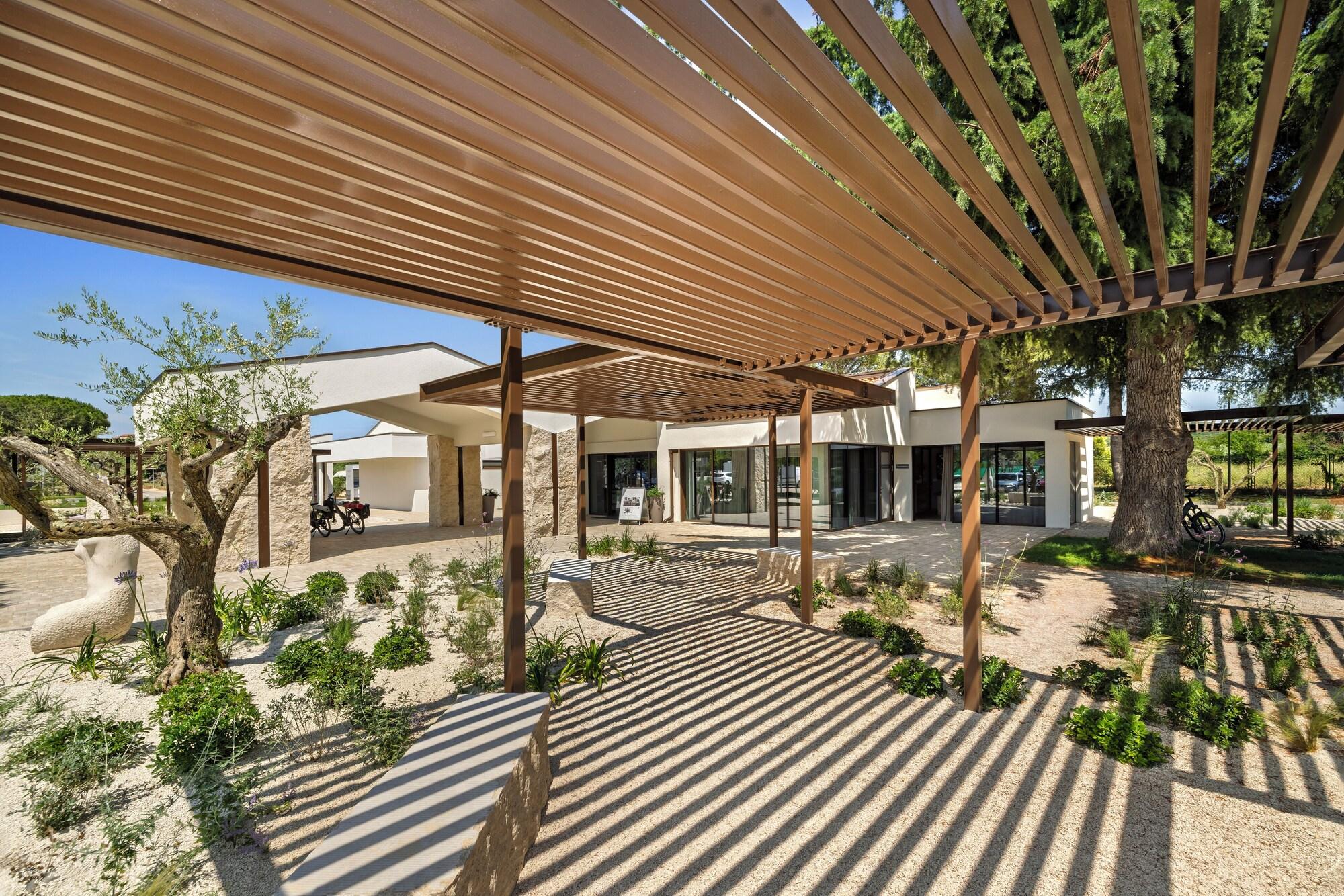 Vista Lobby Maistra Camping Koversada Covered Mobile homes