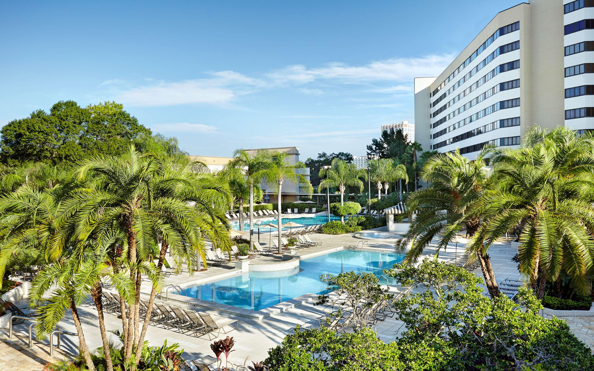 Vista Exterior Hilton Orlando Lake Buena Vista - Disney Springs Area