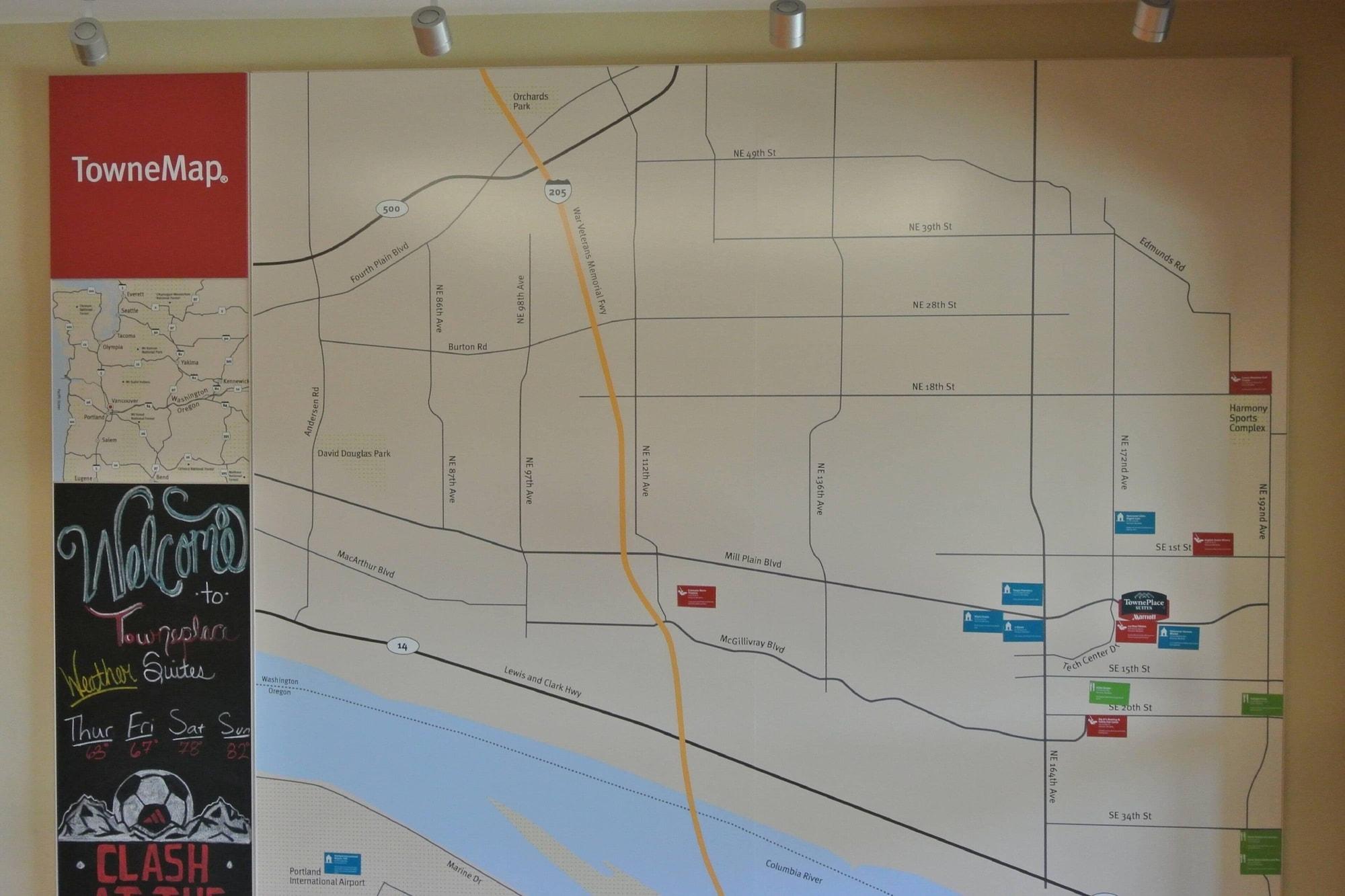 Vista Lobby Towneplace Suites Portland Vancouver