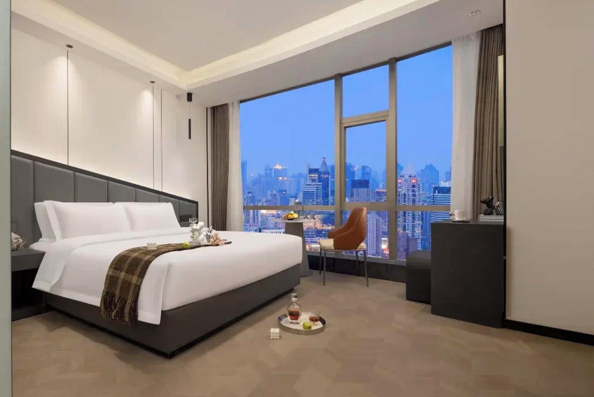 Habitación KW Sky View Hotel -Chongqing Jiefangbei Pedestrian Street Hongyadong Branch