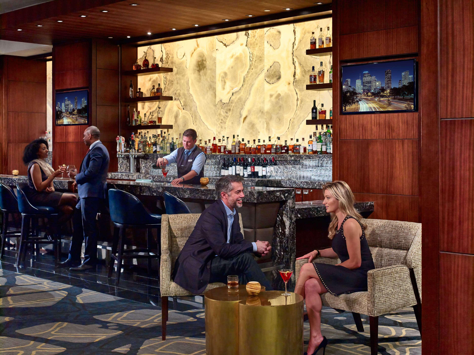 Bar/Salón The Royal Sonesta Houston Galleria