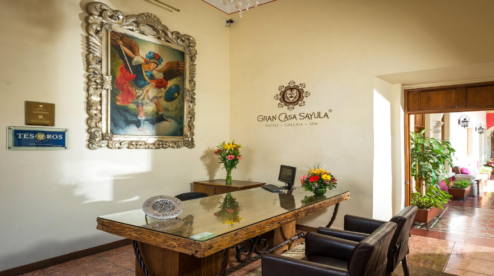 Vista Lobby Hotel Gran Casa Sayula