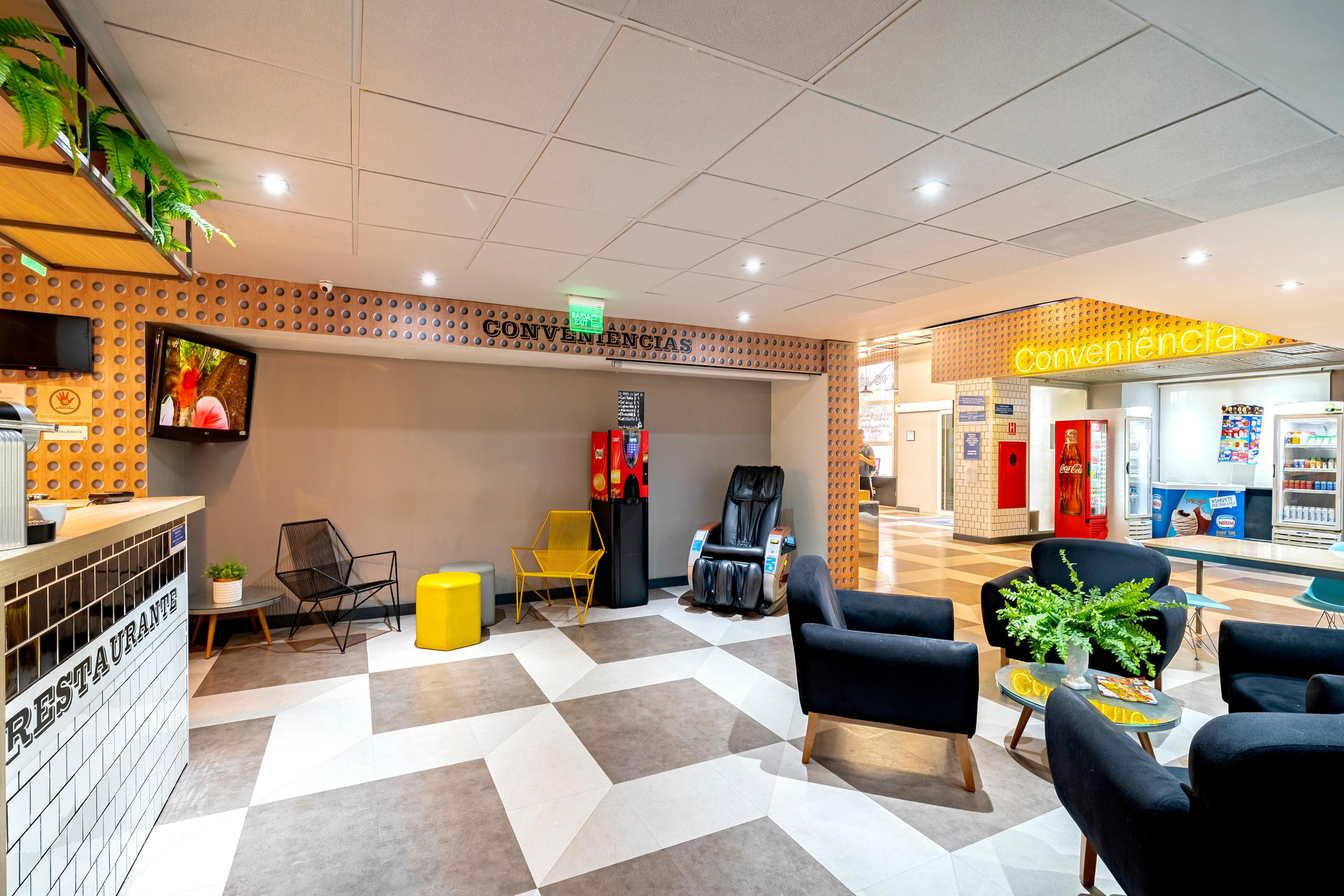 Vista Lobby Ibis Budget SP Centro São João