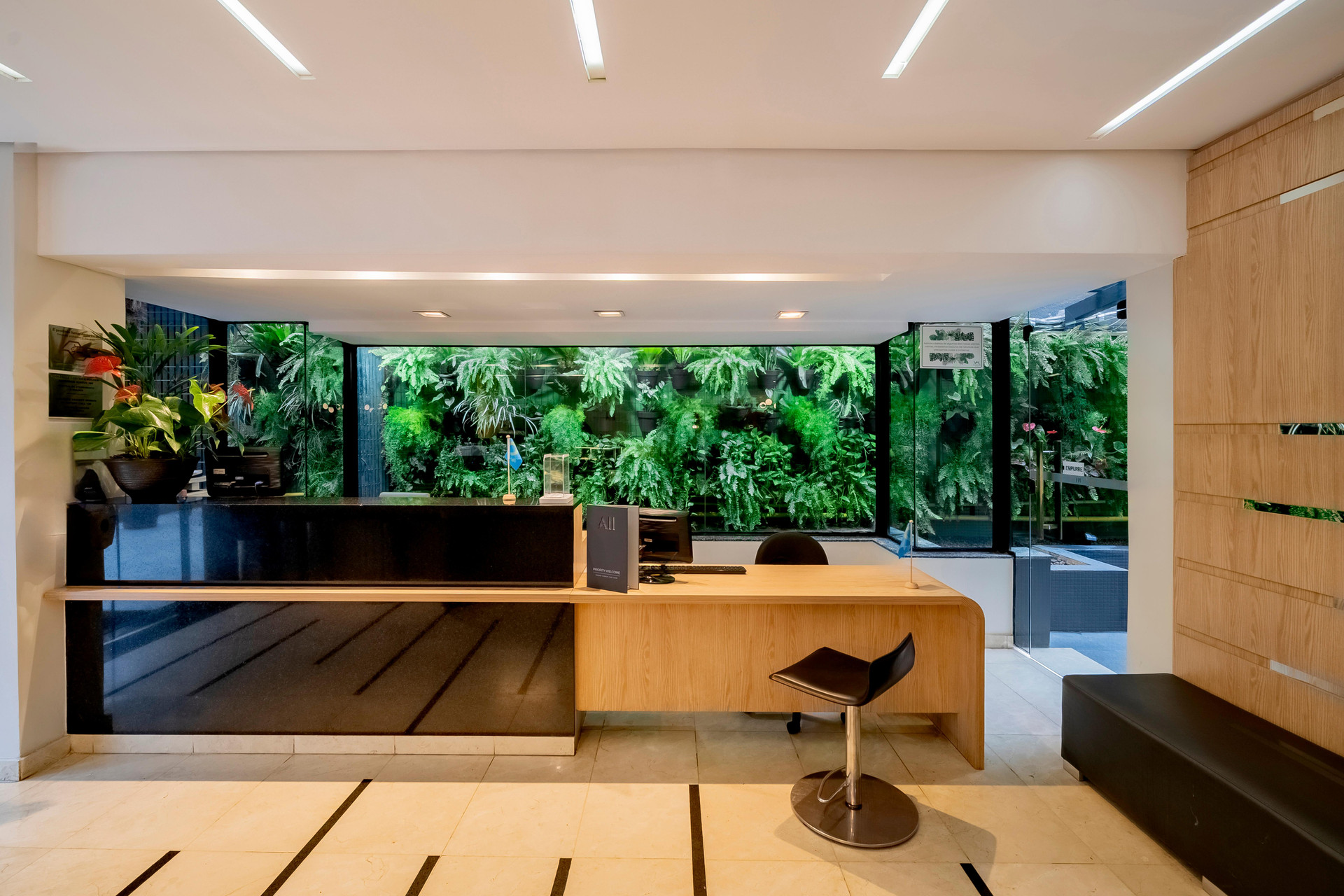 Vista Lobby Mercure Sao Paulo Pamplona Hotel