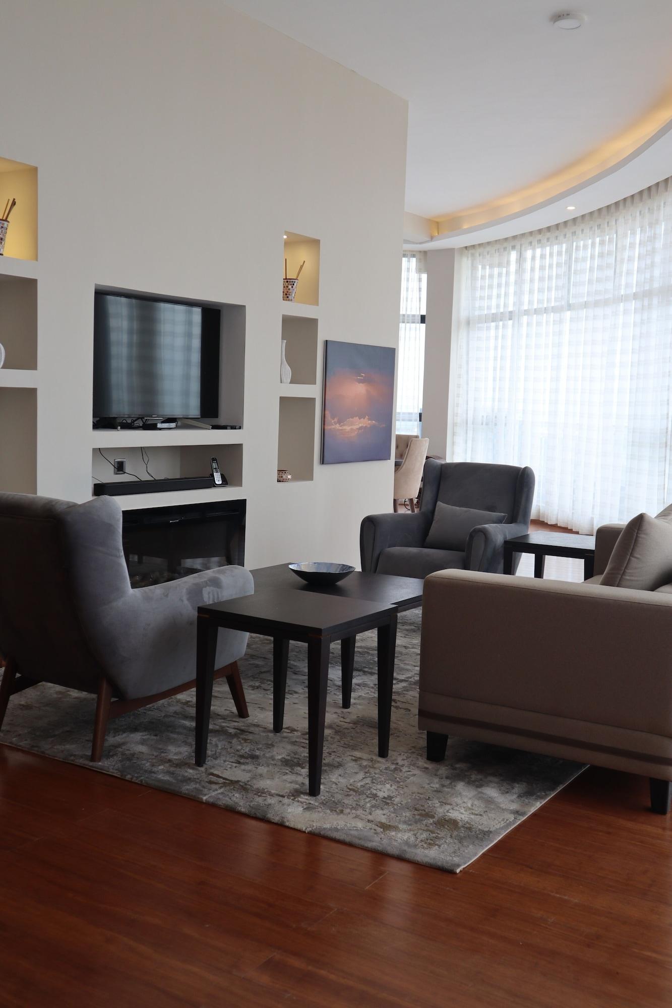 Equipamiento de Habitación The Curve by the Park Apartments