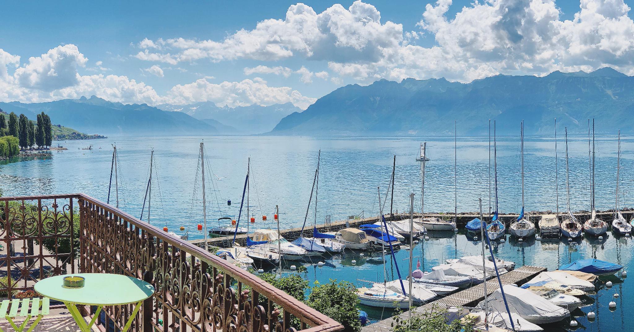 Vista Exterior Rivage Hotel Restaurant Lutry