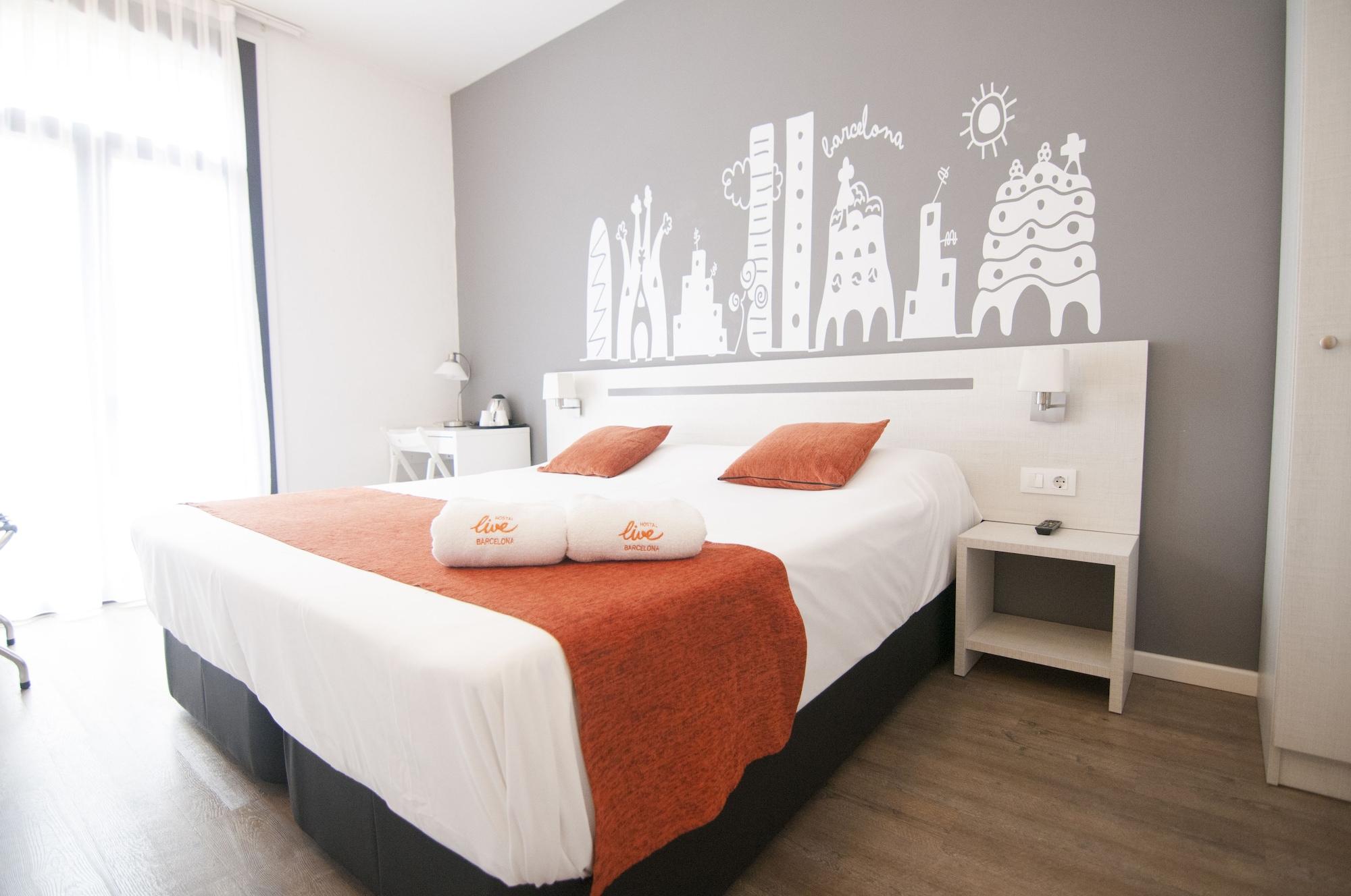 Habitación Hostal Live Barcelona