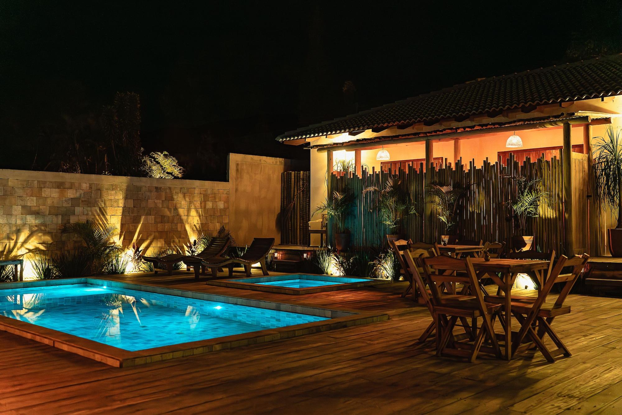Vista Piscina Vila Inca