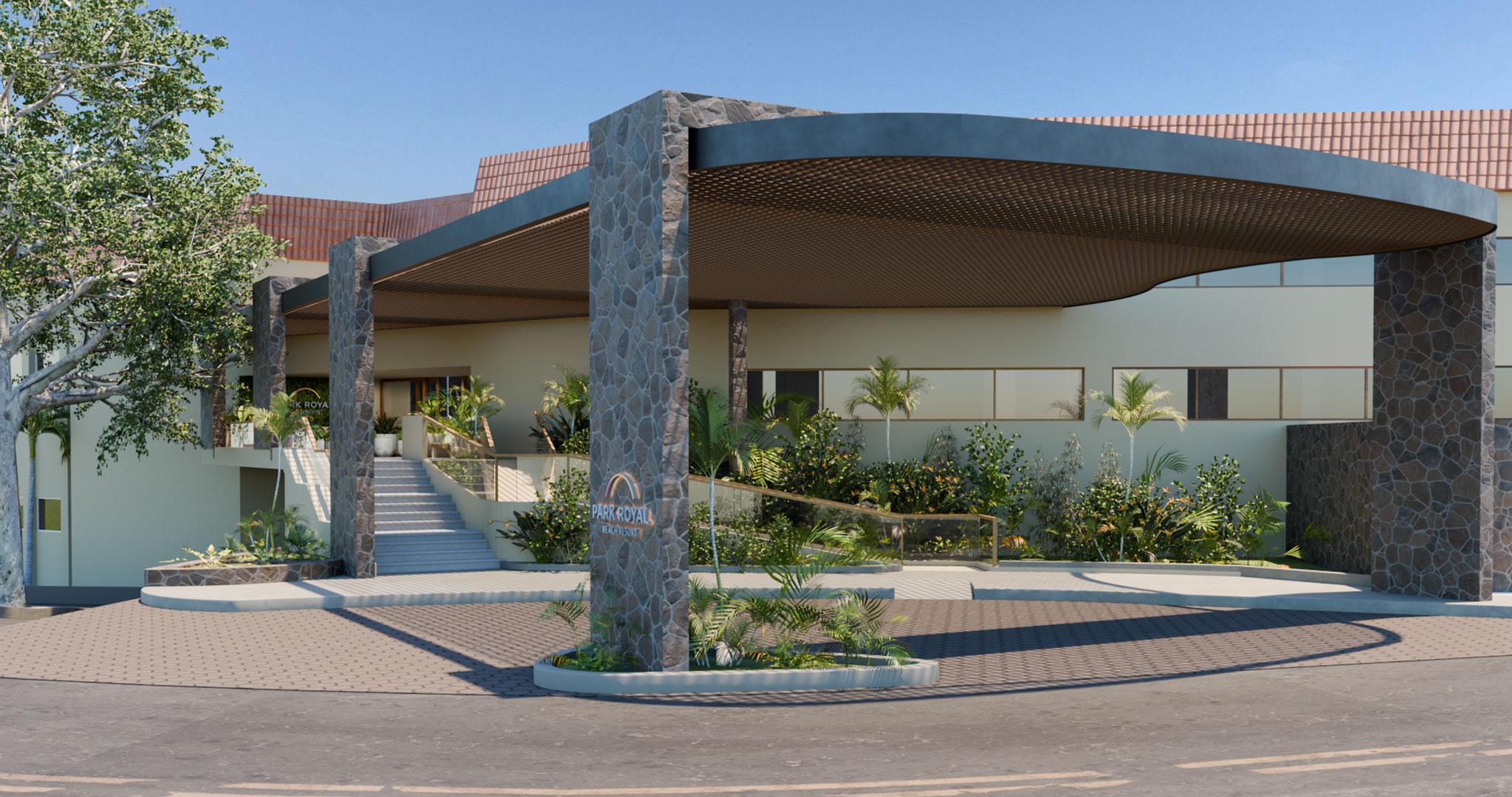 Vista Exterior Park Royal Beach Acapulco - All Inclusive