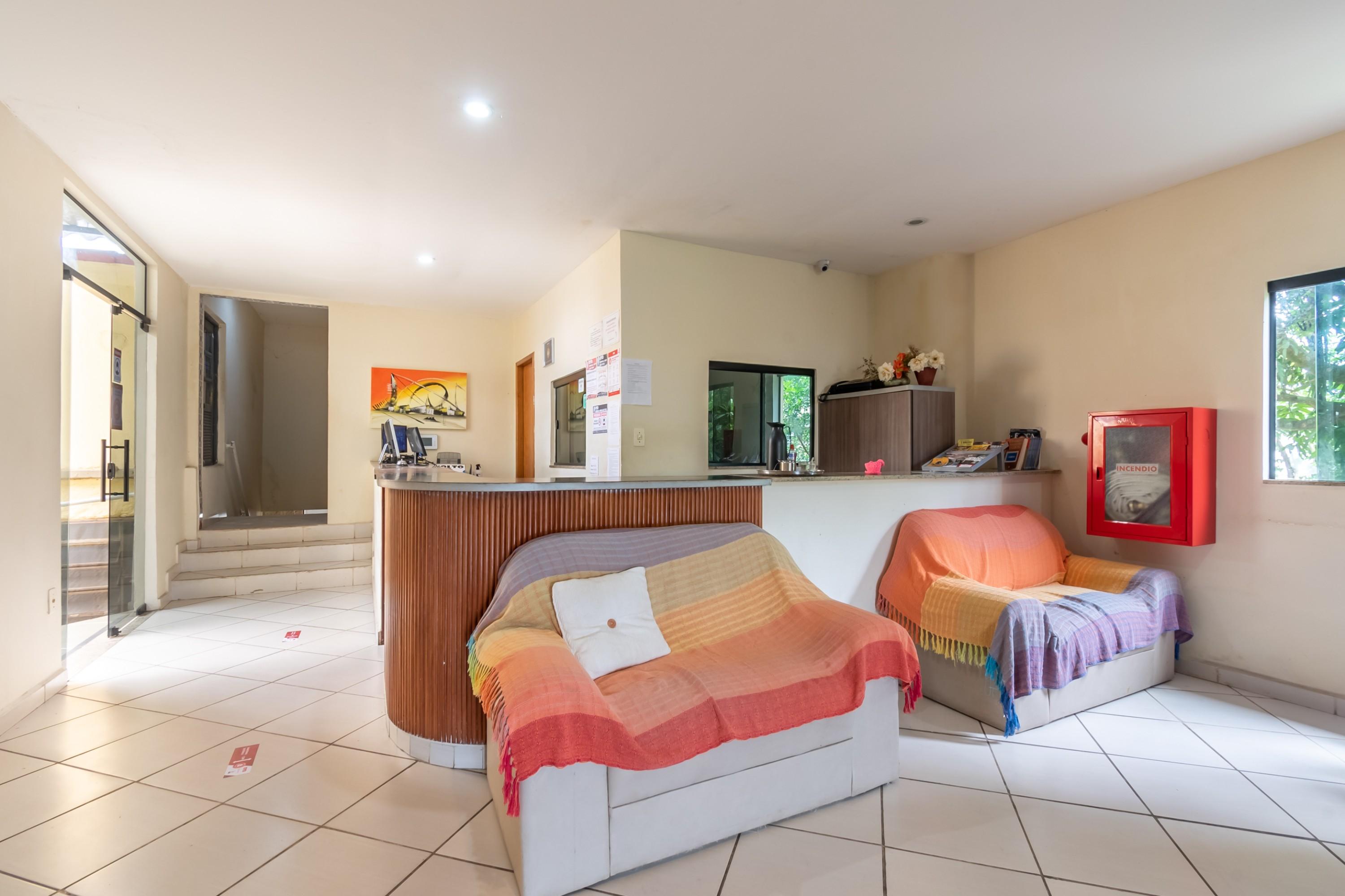 Zona de estar OYO Residencial Muriqui Apart Hotel, Mangaratiba