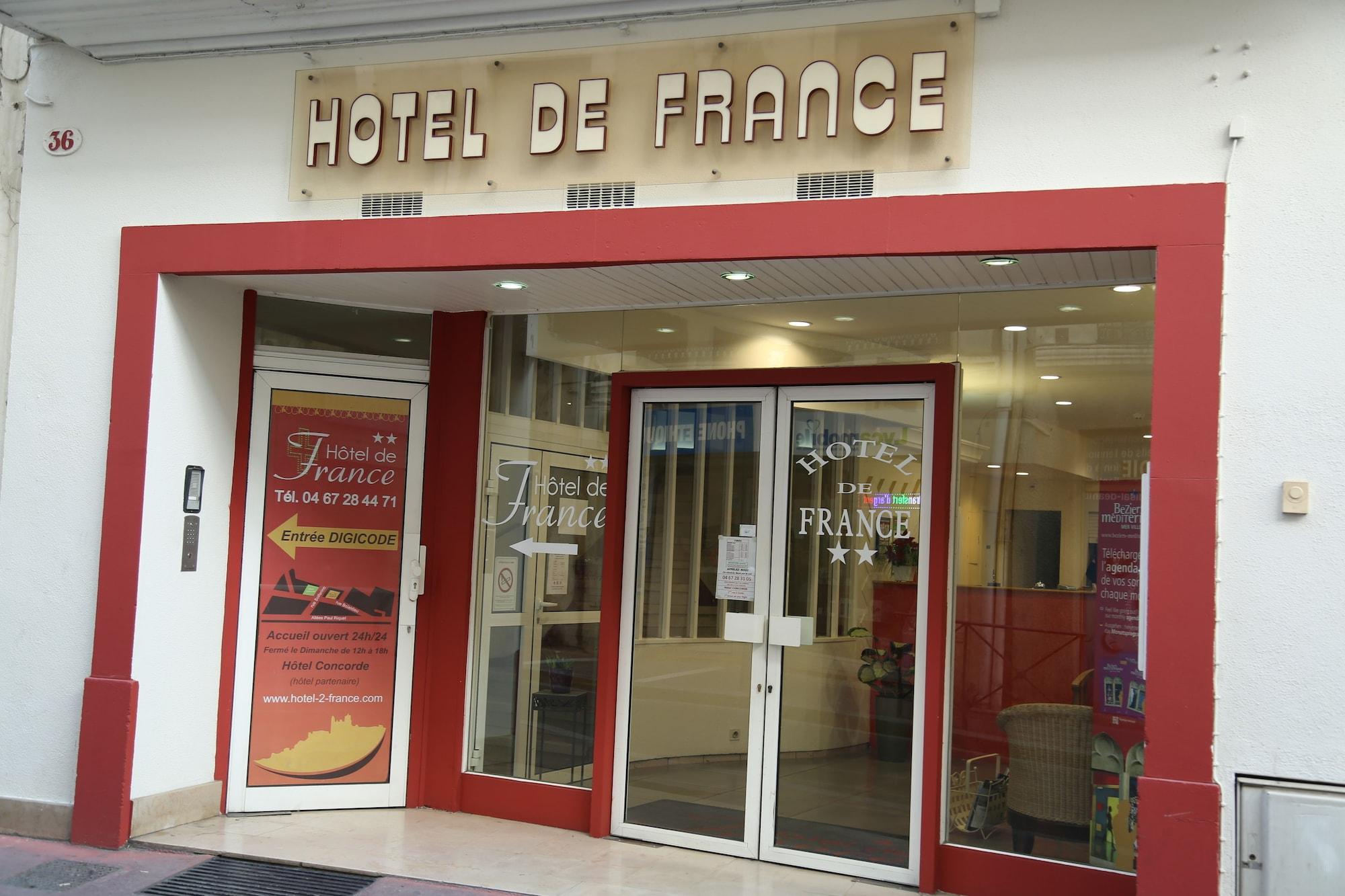 Vista Exterior Hôtel de France
