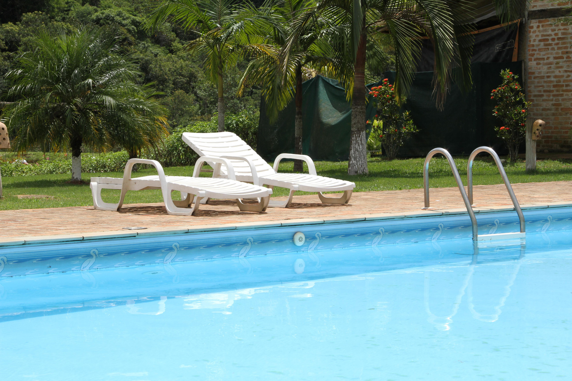 Vista Piscina Pousada Arandela