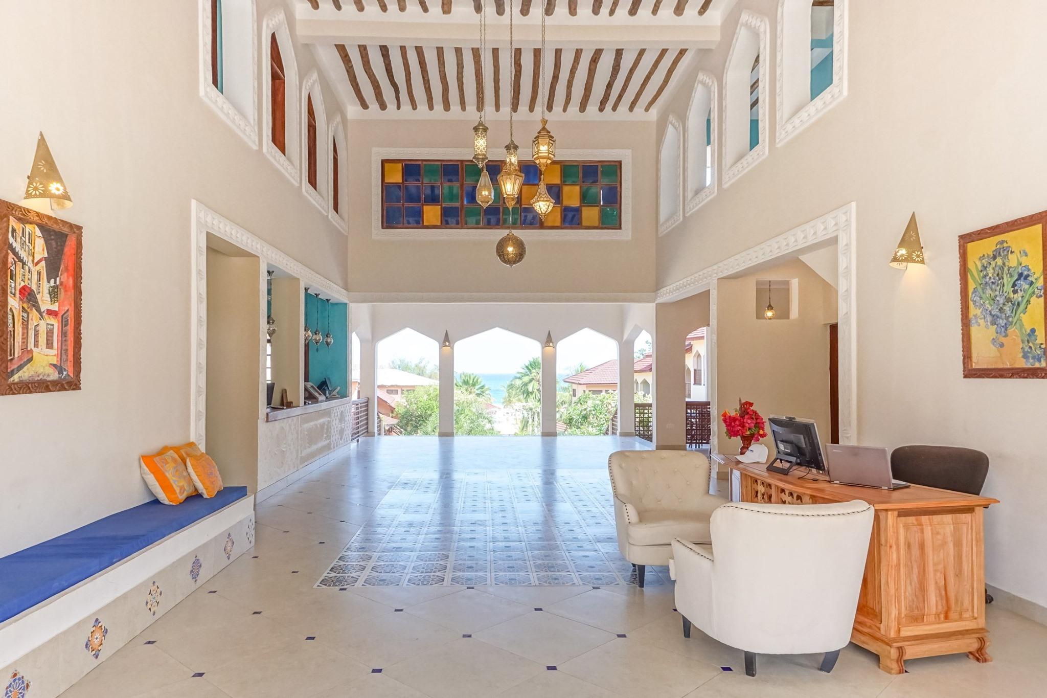 Vista Lobby Kendwa Rocks Beach Hotel