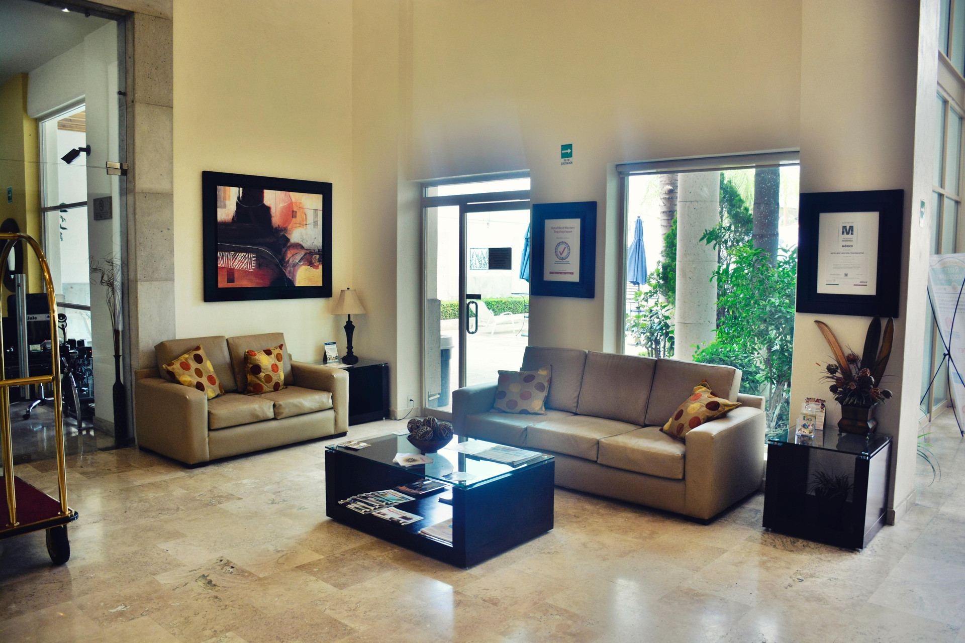 Vista Lobby Hotel San Carlos Tequisquiapan