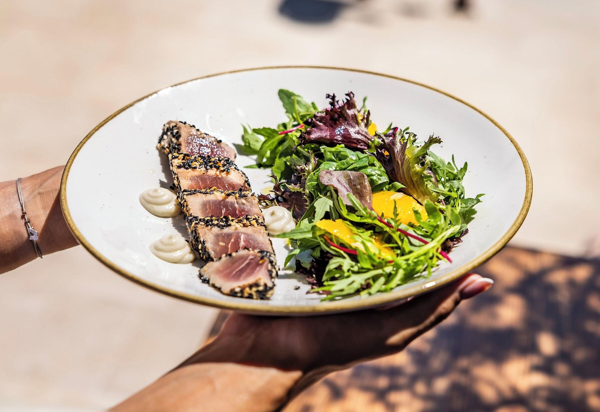 Restaurant Maistra Camping Koversada Uncovered Naturist Mobile homes