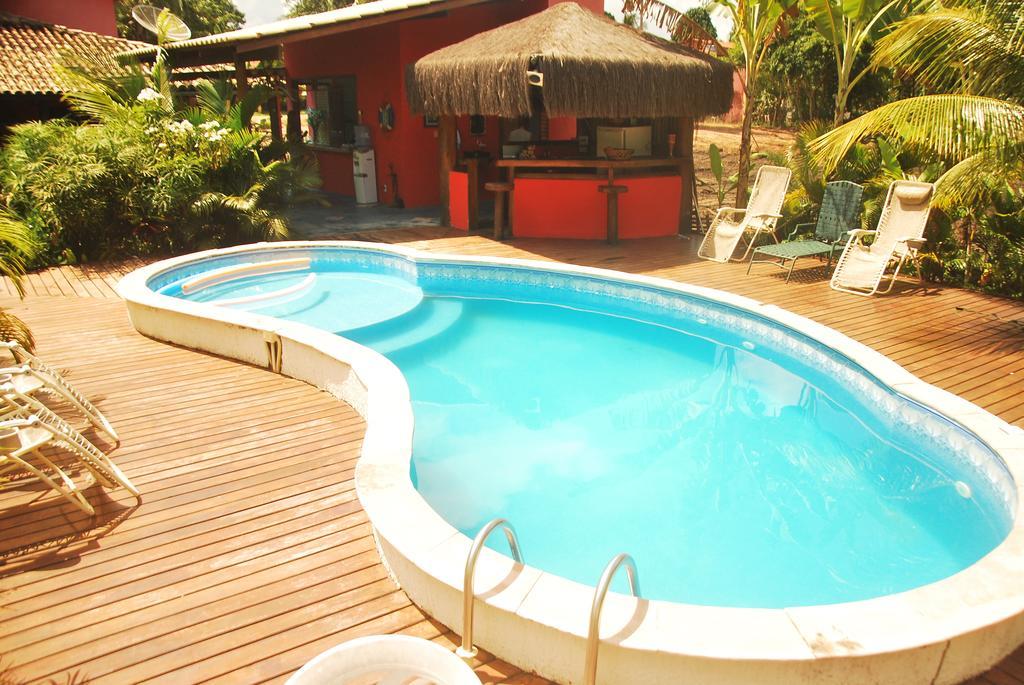 Vista Piscina Pousada Villa Mares