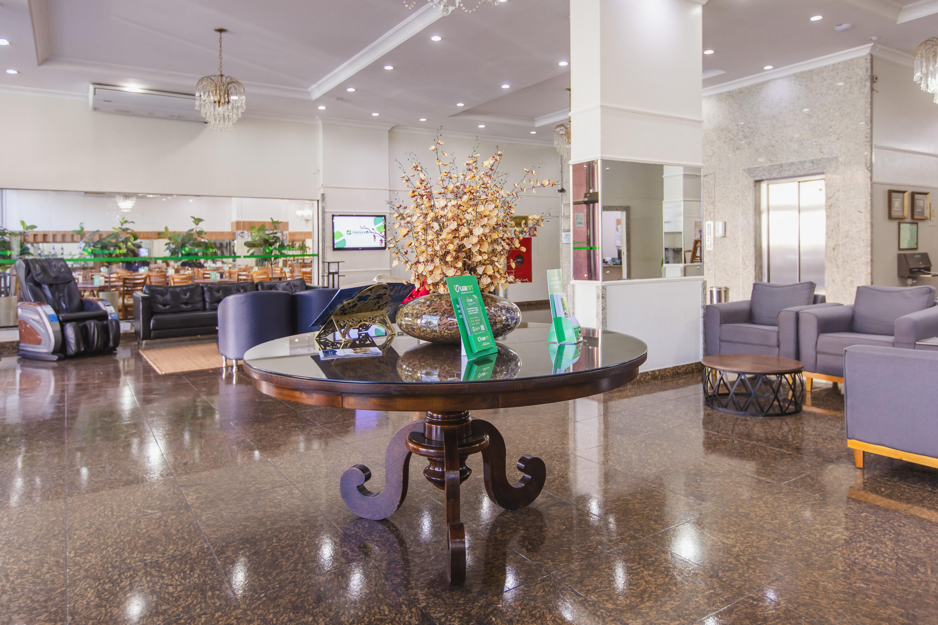 Vista Lobby Hotel Nacional Inn Ribeirão Preto