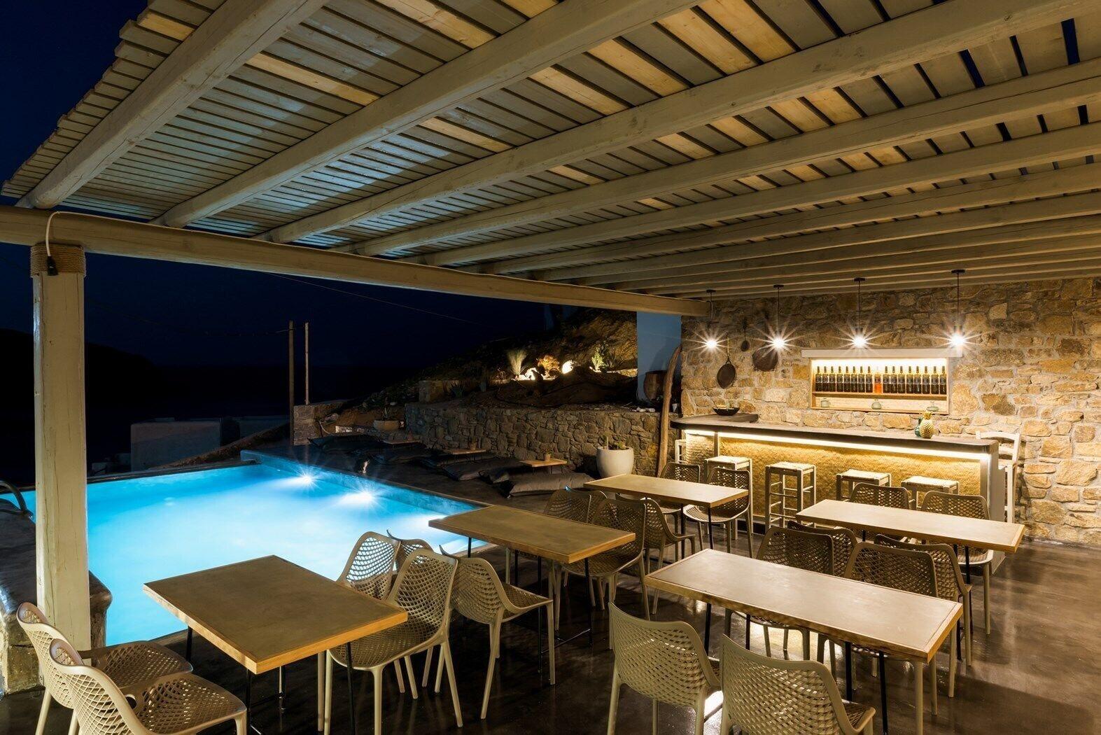 Restaurant Mykonist Merchia Beach Villas & Suites