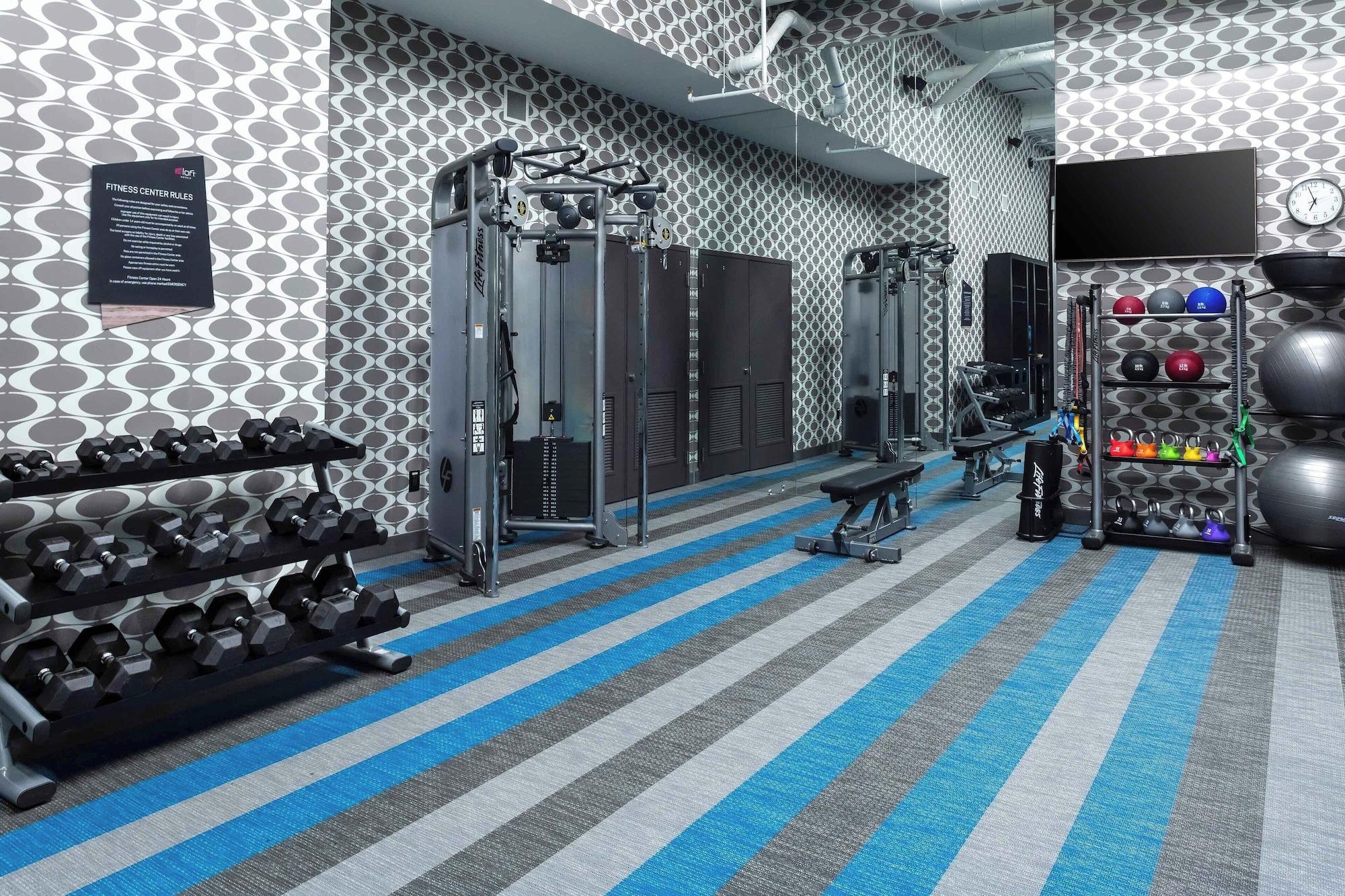 Gimnasio Aloft Atlanta at The Battery Atlanta