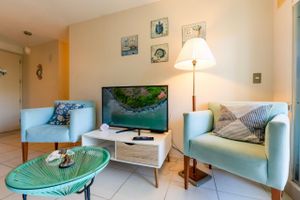 Renta temporal - VR | Algarrobo Playa Mirasol 5PAX mar cerca, piscina, hermosa decoración, parking free