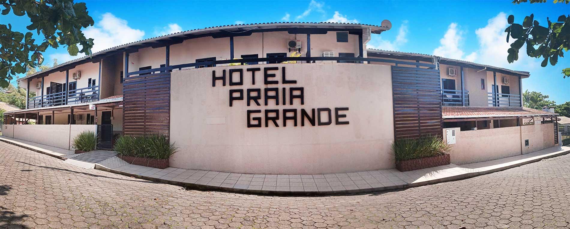 Vista da fachada Hotel Praia Grande