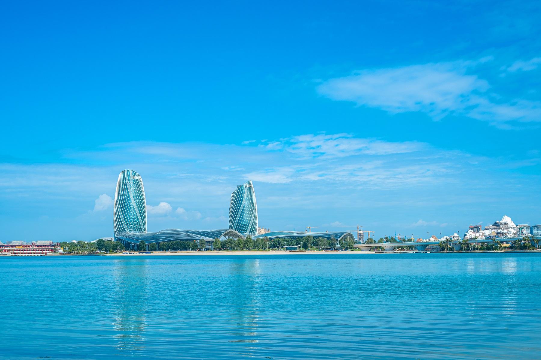 Vista Exterior Hilton Hainan Ocean Flower Island