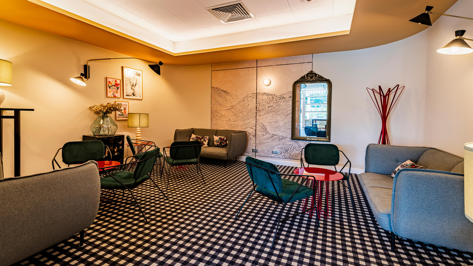 Vista Lobby Novotel Reims Tinqueux