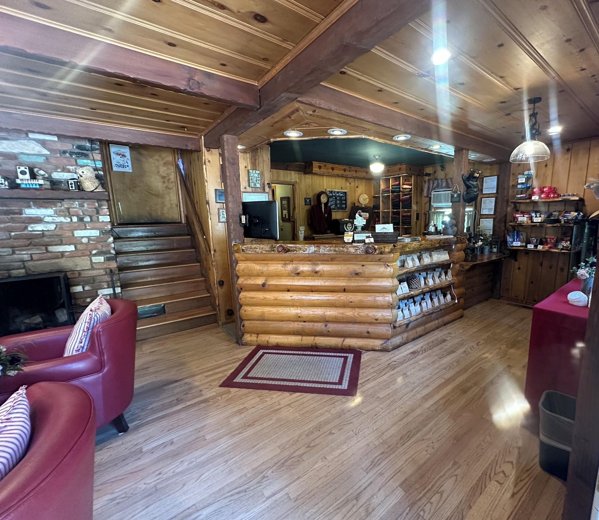 Vista Lobby Arrowhead Pine Rose Cabins