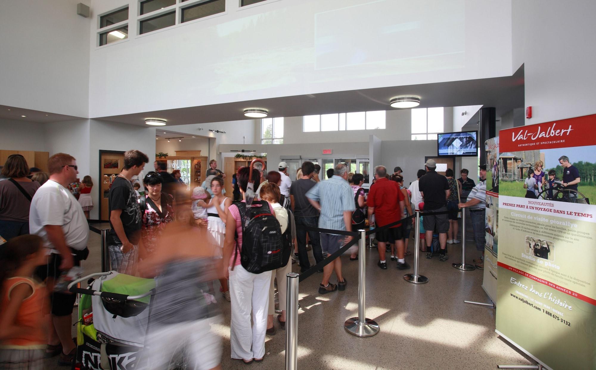 Vista Lobby Village historique de Val-Jalbert