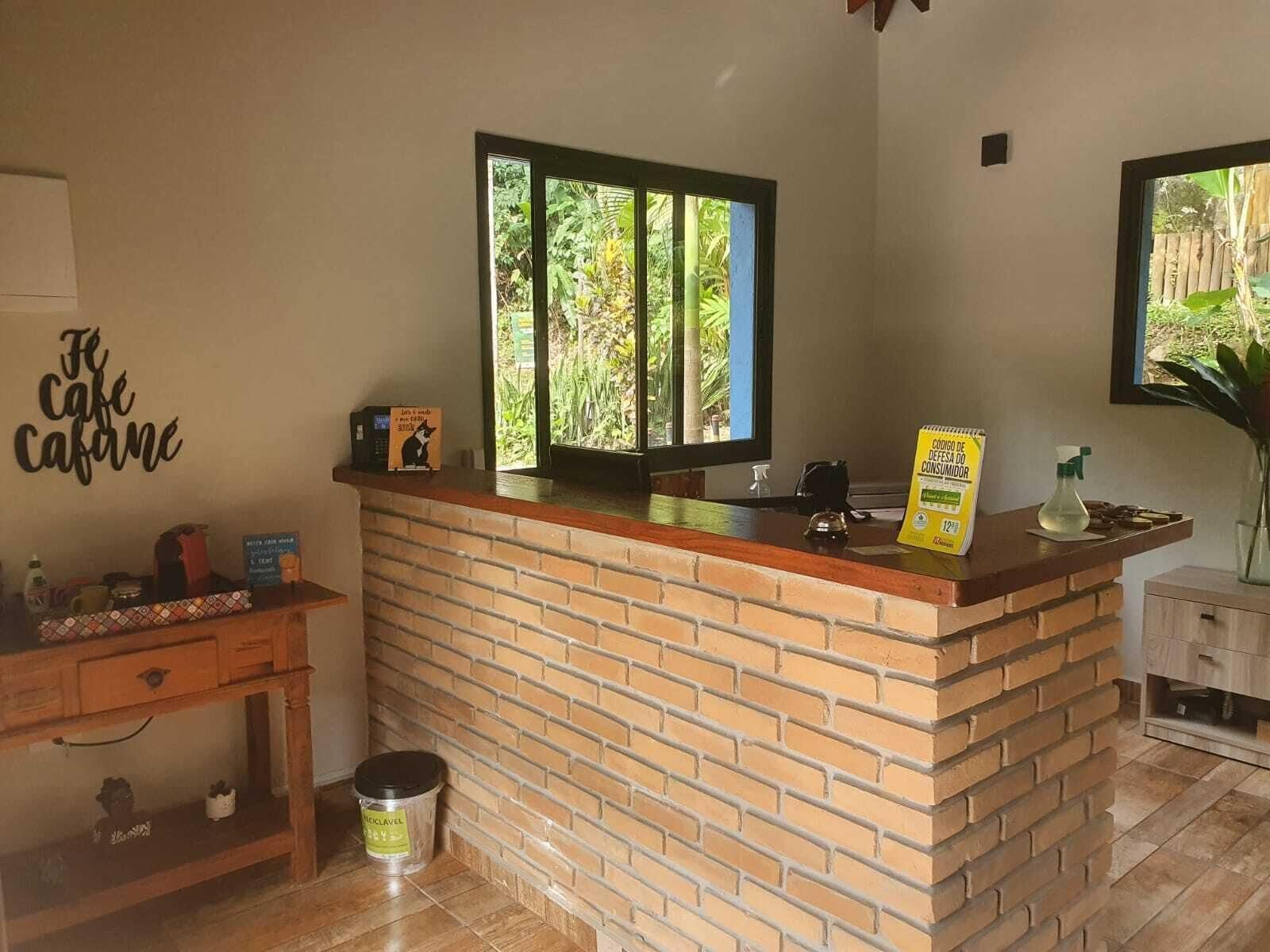 Vista Lobby Pousada Pé da Mata