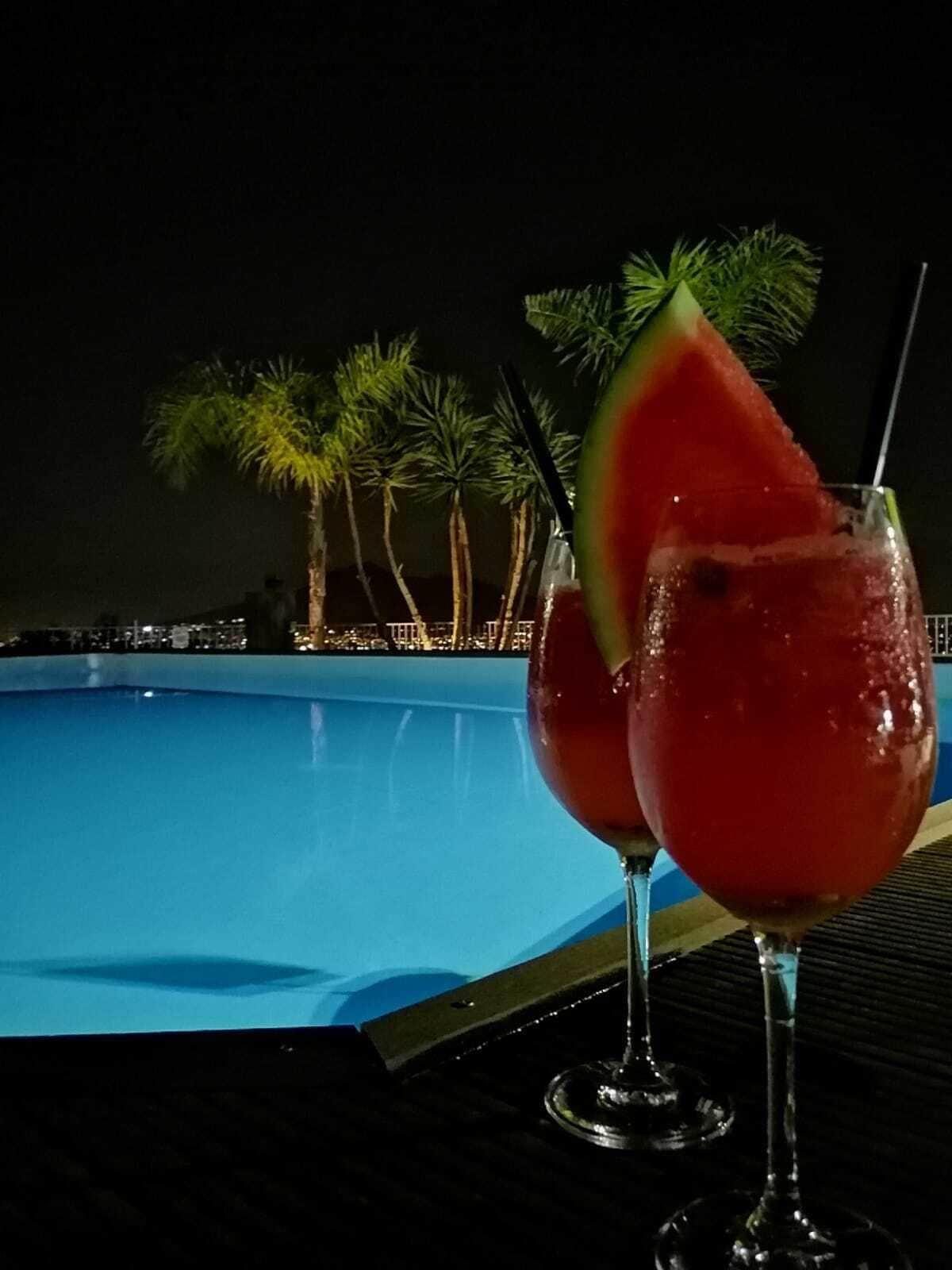 Vista Piscina Villa Mola