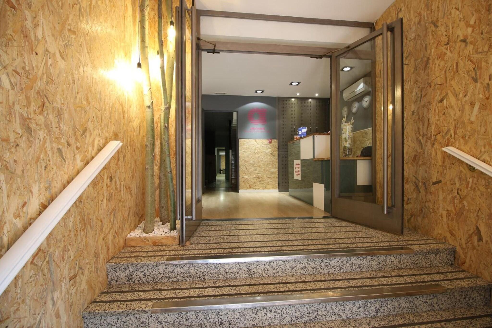 Vista Lobby Hotel Alda Centro Palencia