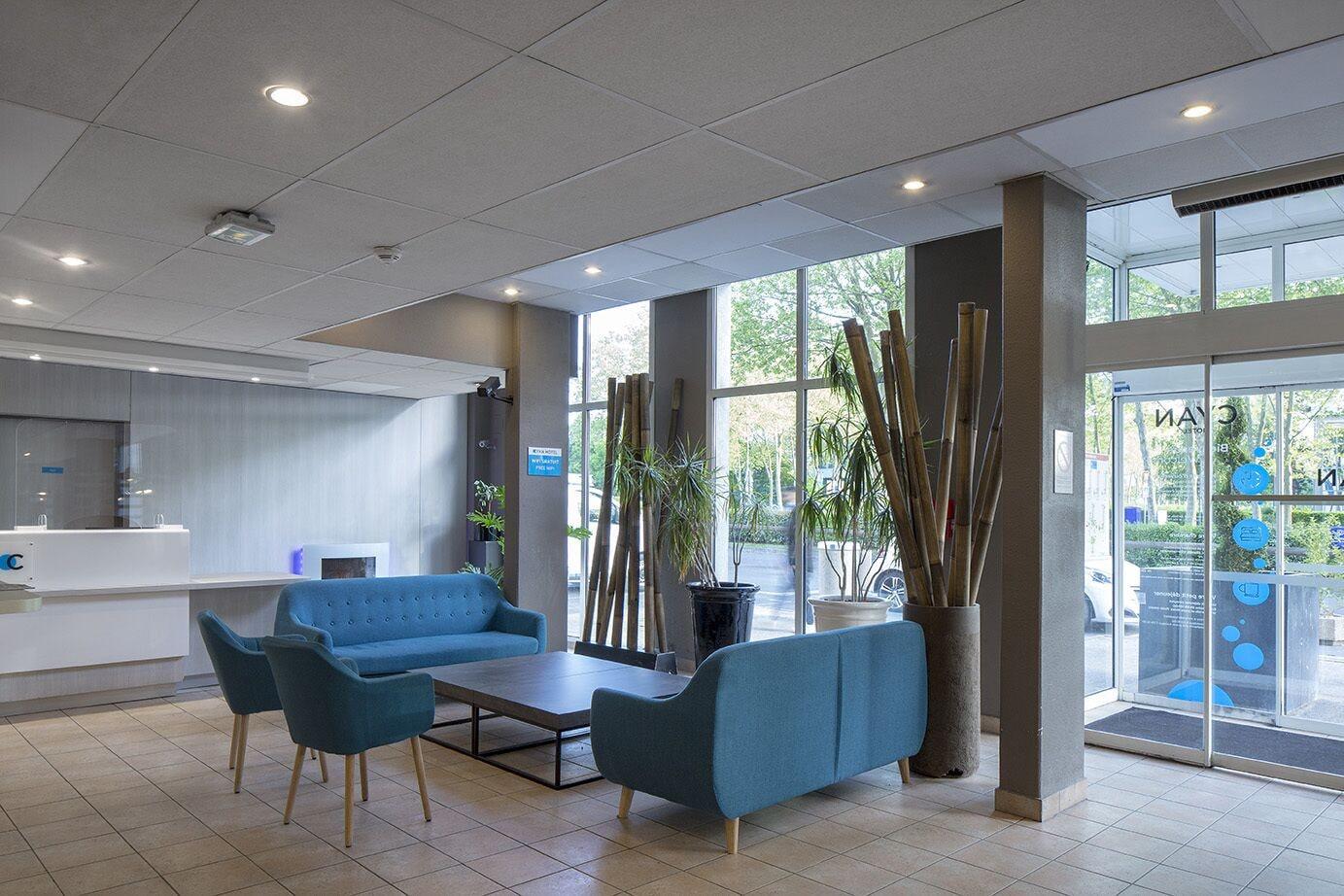 Vista Lobby Cyan Hotel Roissy Villepinte Parc Des Expositions