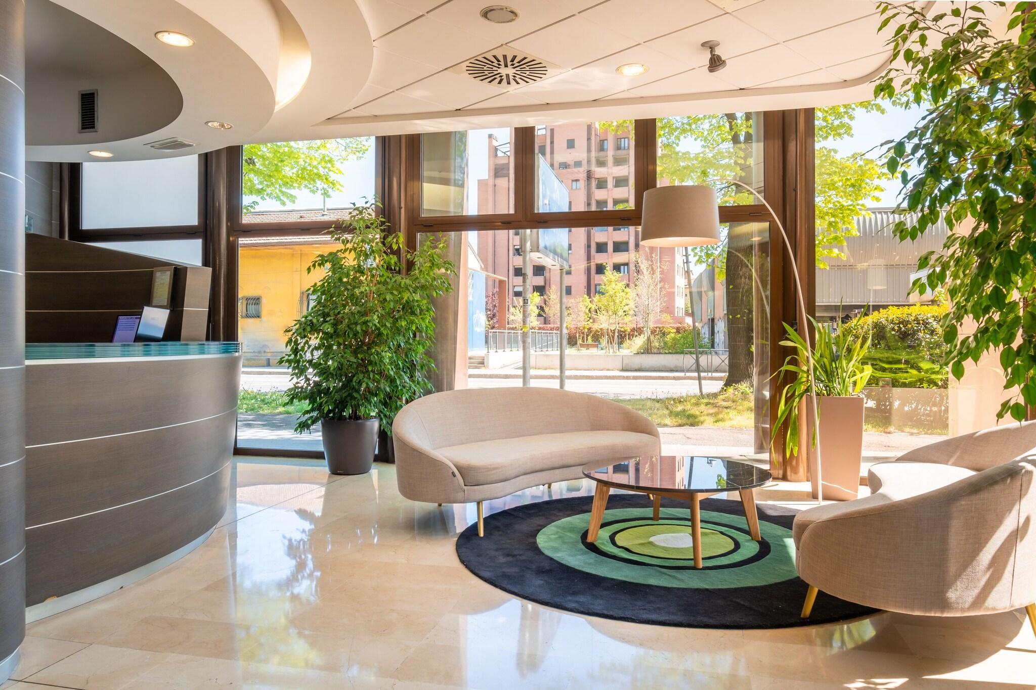 Vista Lobby Savhotel Aemilia Bologna
