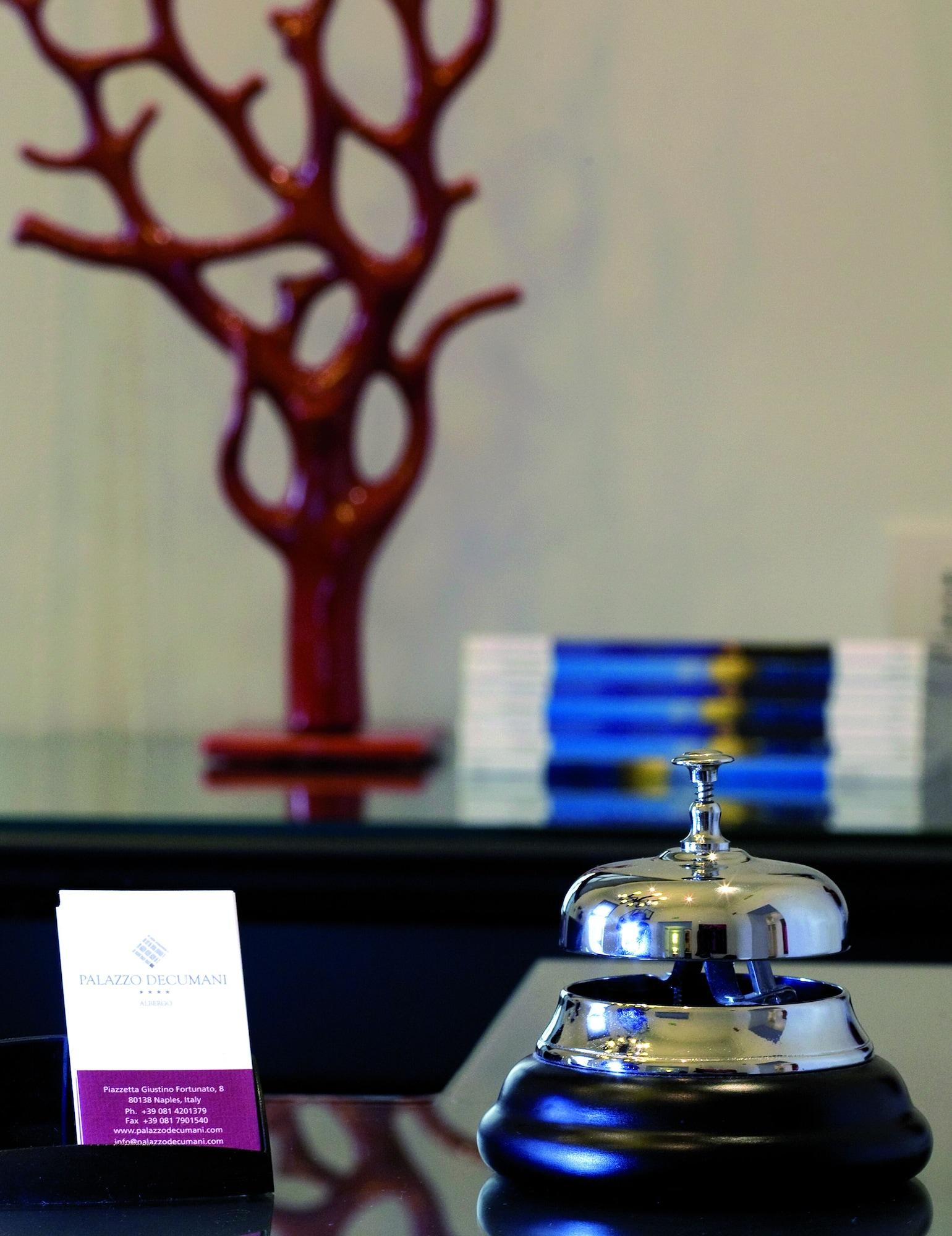 Vista Lobby Albergo Palazzo Decumani