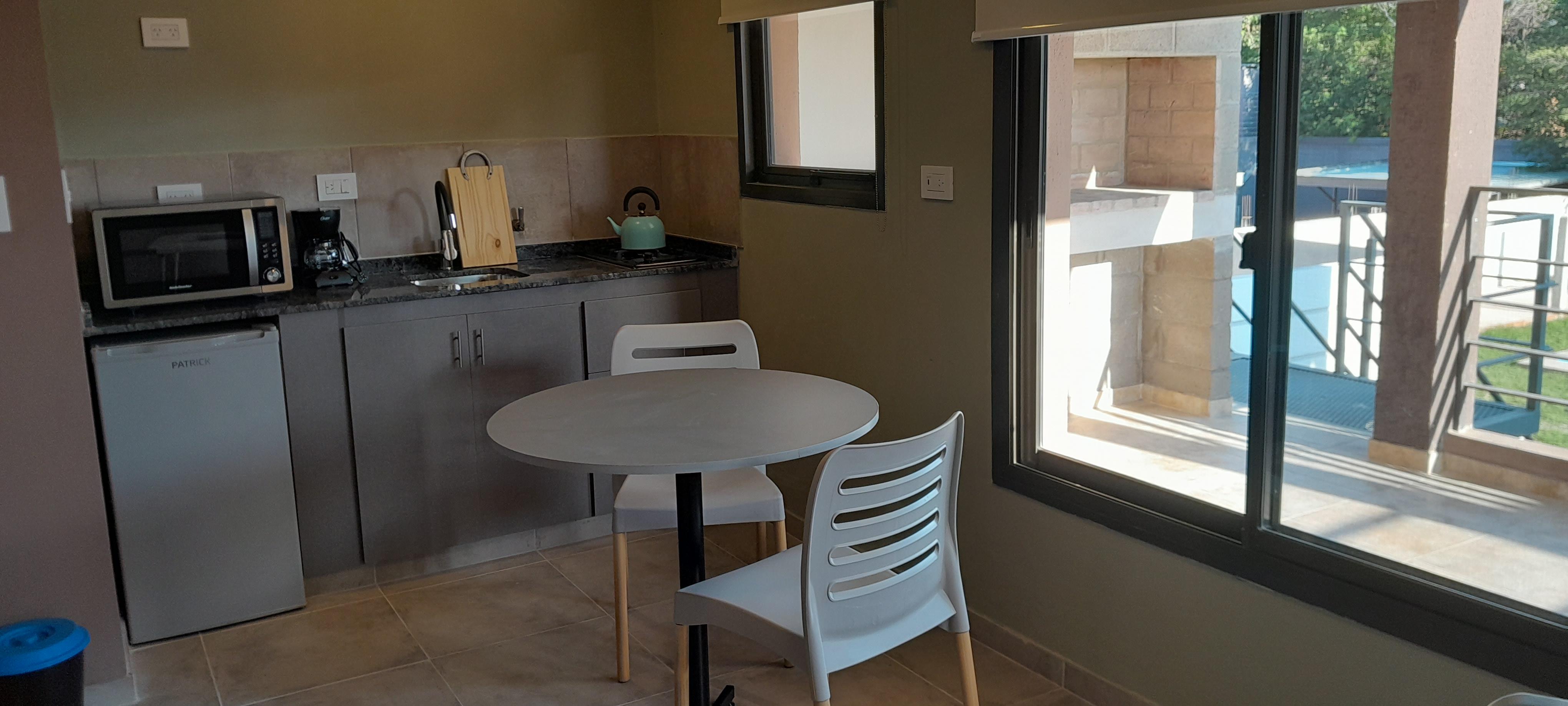 Cocina ACACIAS APART & SUITES