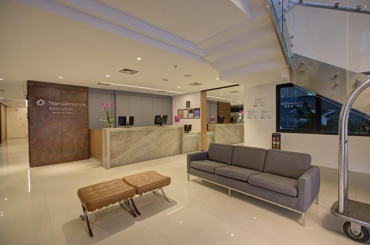 Vista Lobby Transamerica Executive Chácara Santo Antônio